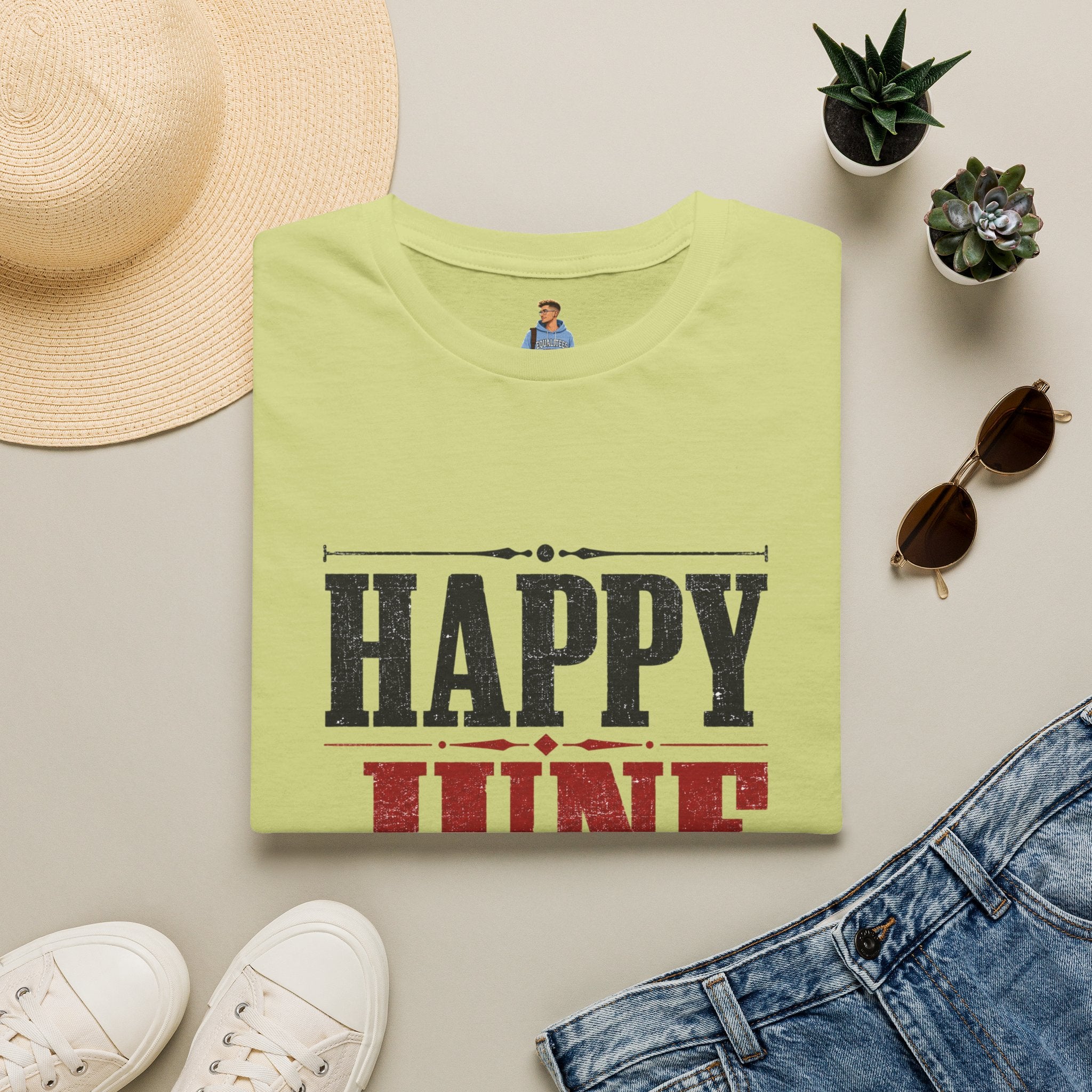 Juneteenth T-Shirt — "Happy Juneteenth" Celebration Tee