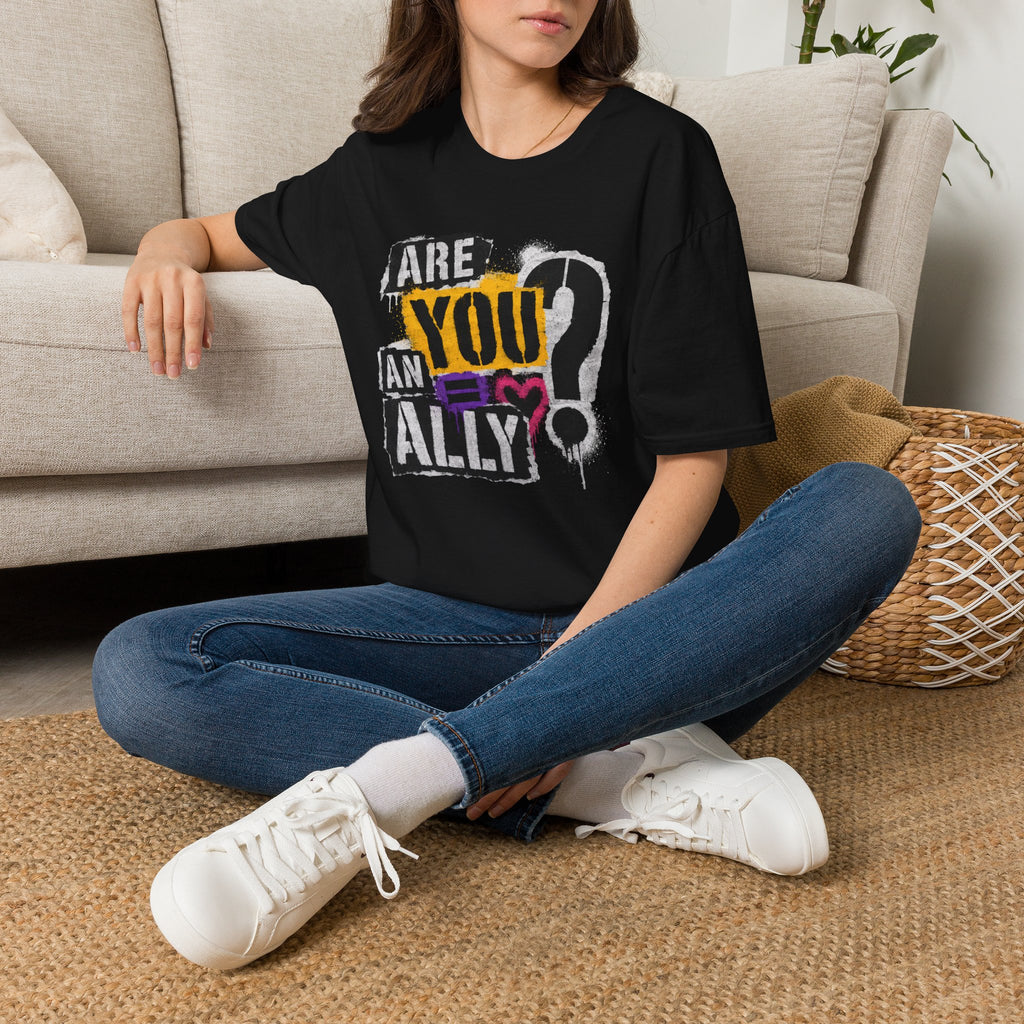 Are You An Ally? Graphic T‑Shirt — Pride & Allyship Tee