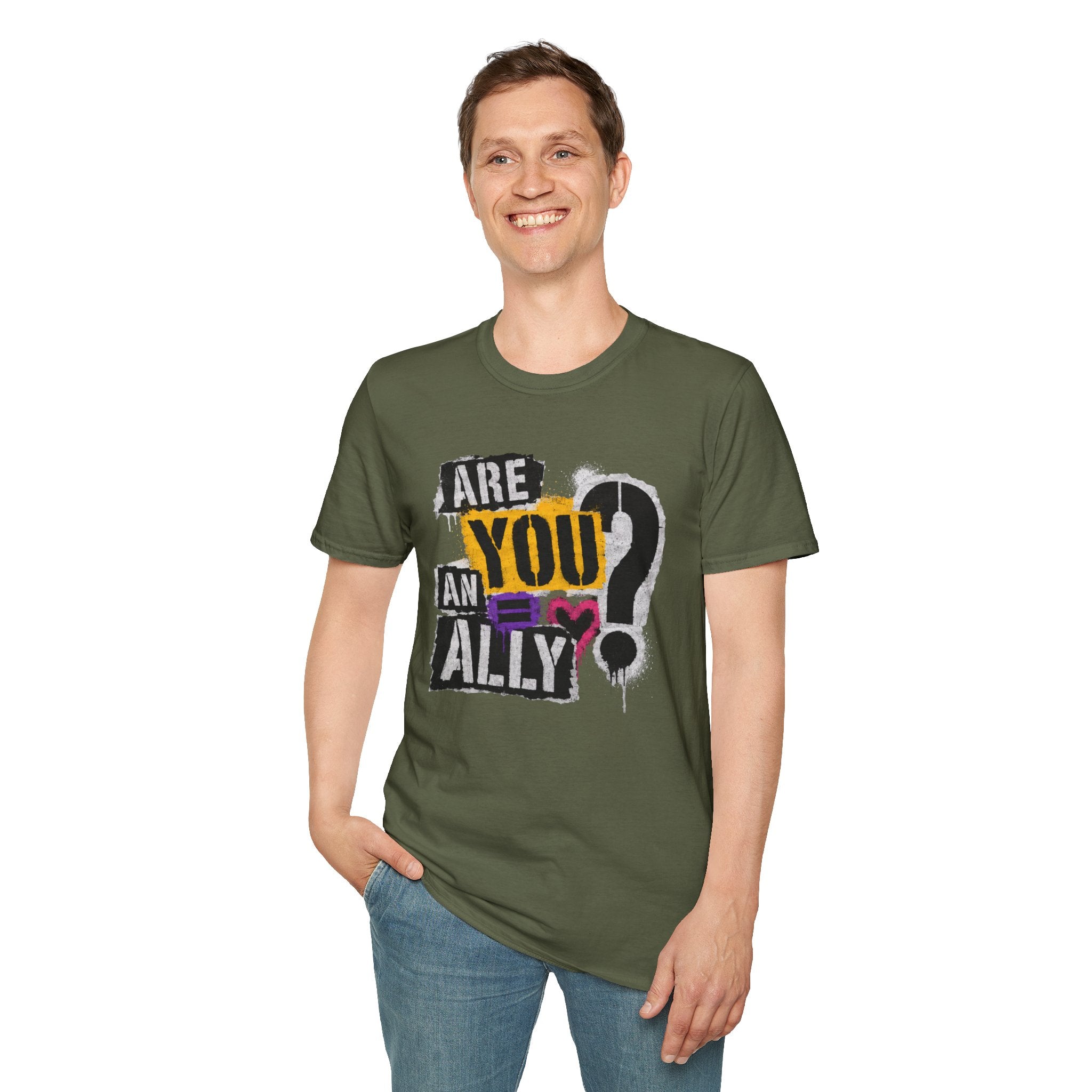 Are You An Ally? Graphic T‑Shirt — Pride & Allyship Tee
