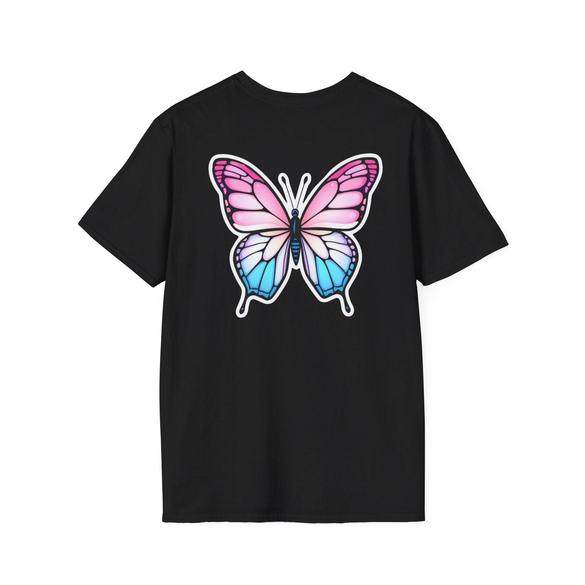 Trans Caterpillar to Butterfly Graphic T-Shirt