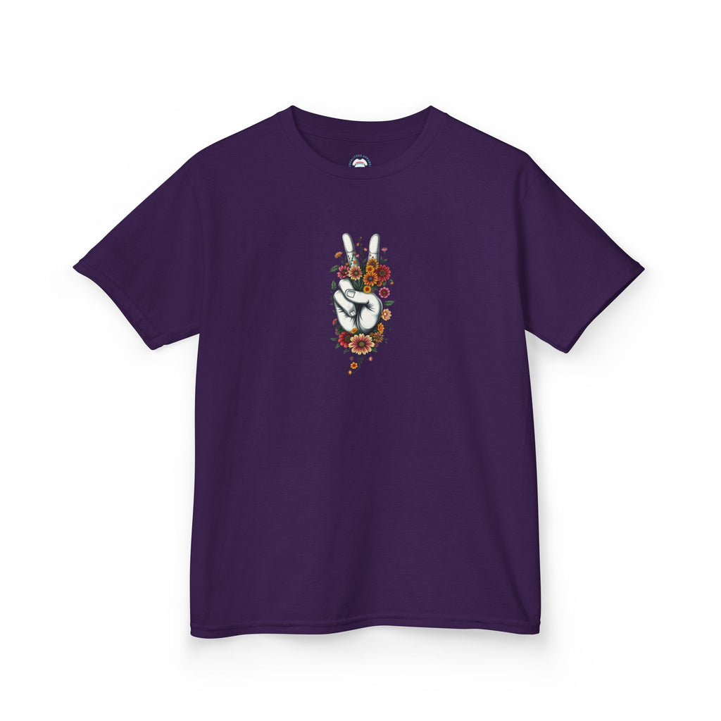Grow Peace Kids Heavy Cotton™ Tee - EqualiTees.Me