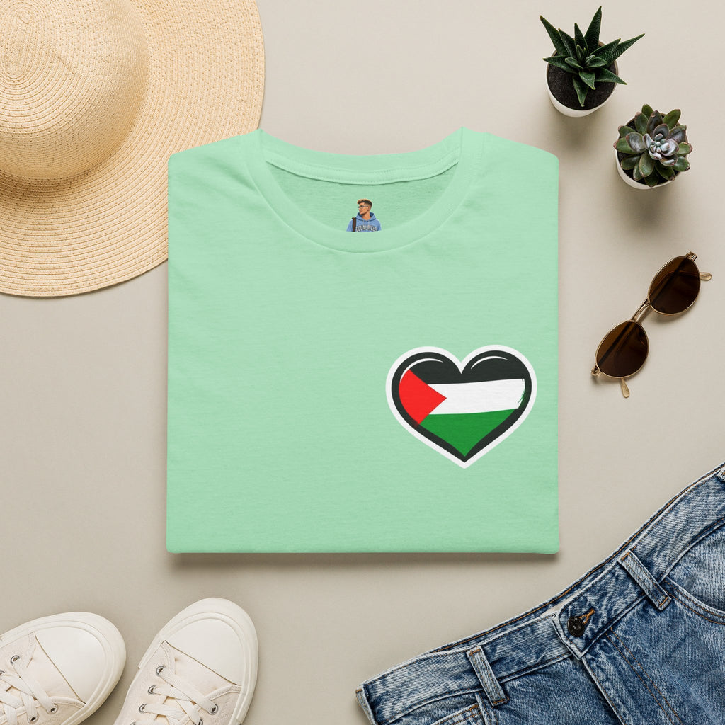Camiseta unisex de estilo suave: "Apoya a Gaza y todos somos Palestina".