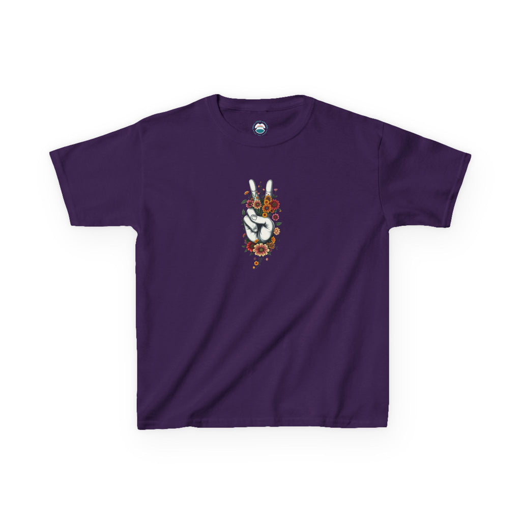 Grow Peace Kids Heavy Cotton™ Tee - EqualiTees.Me