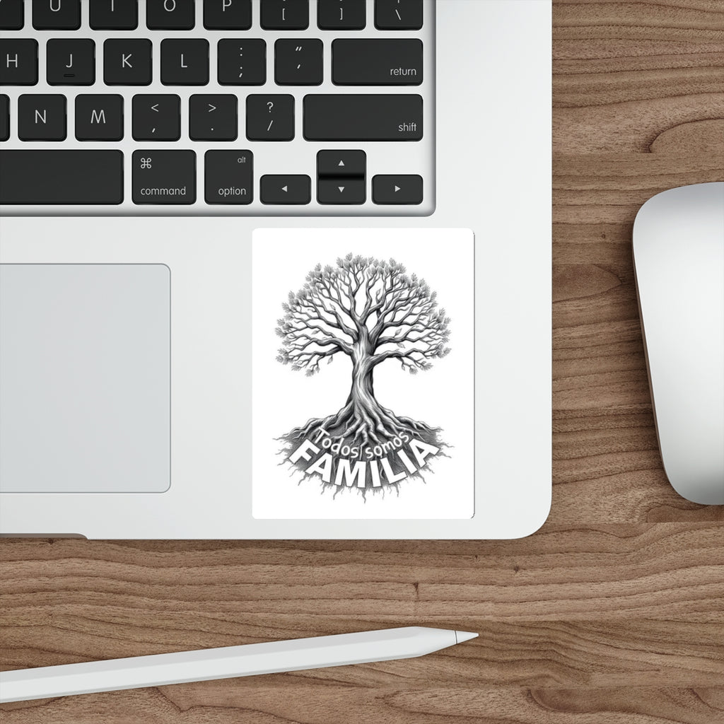 Die-Cut Stickers - Todos Somos Familia-We Are All Family - EqualiTees.Me