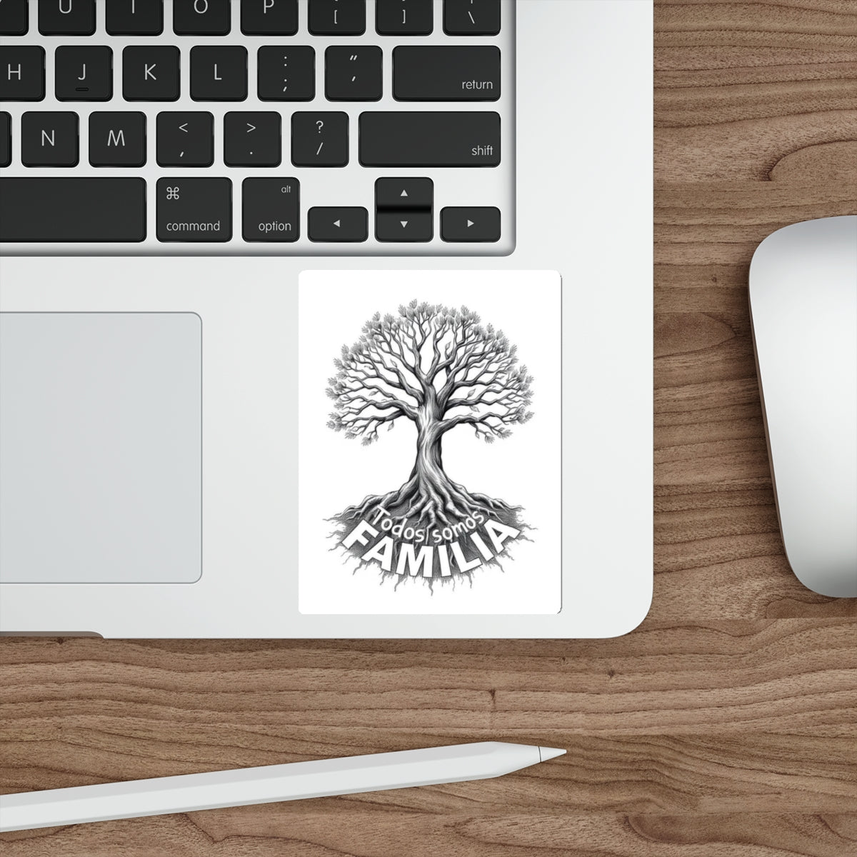 Die-Cut Stickers - Todos Somos Familia-We Are All Family - EqualiTees.Me