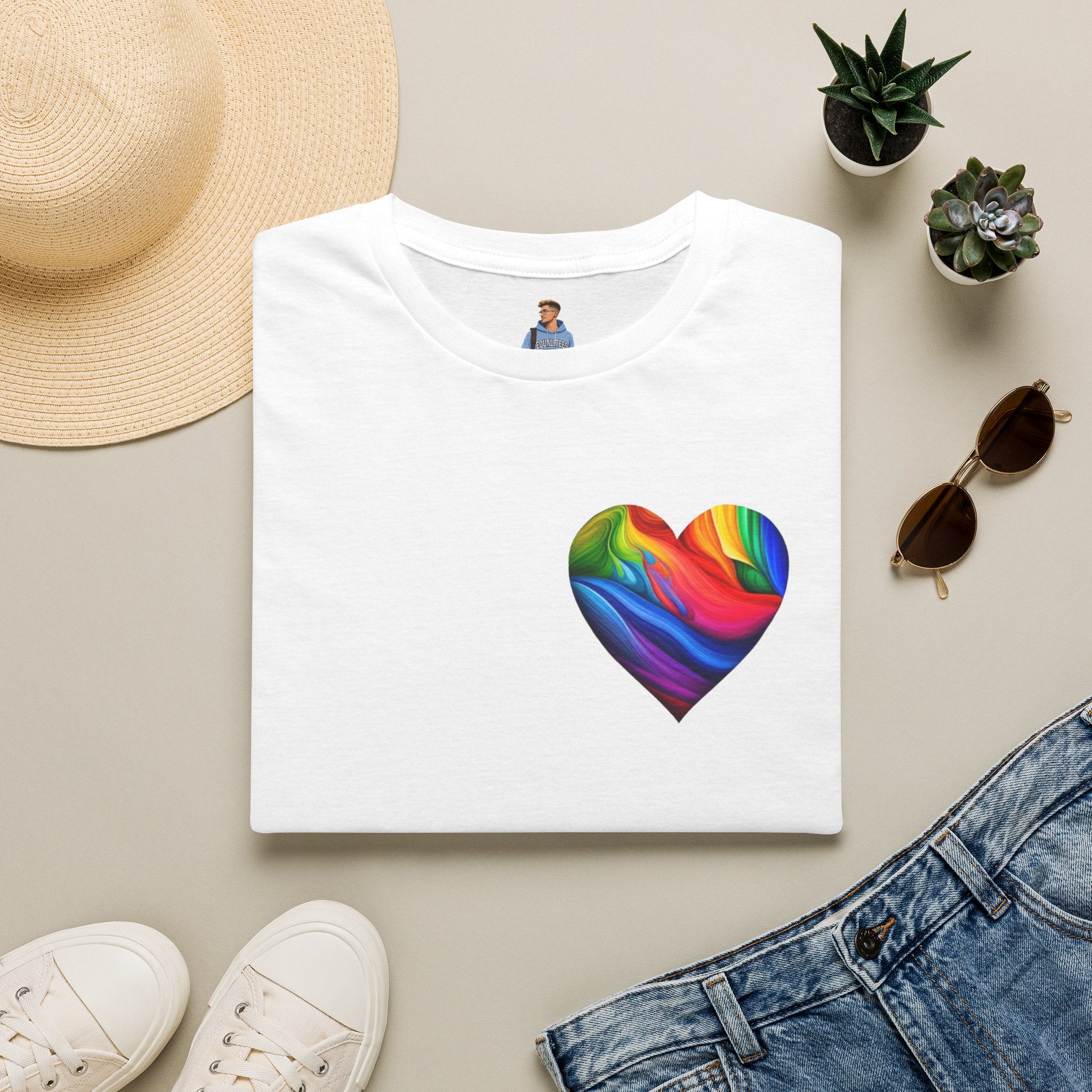 Pride Heart Design T-shirt