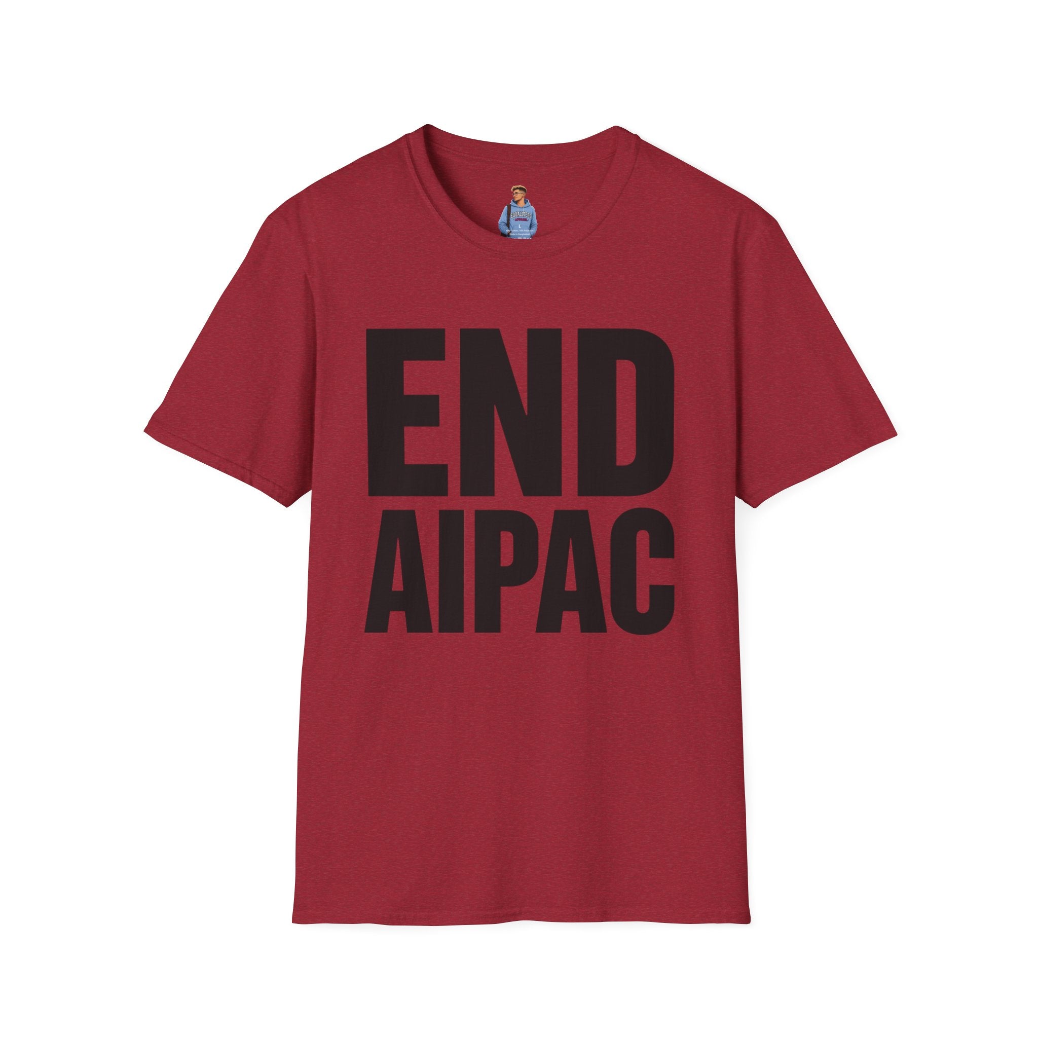 END AIPAC Bold Protest T-Shirt