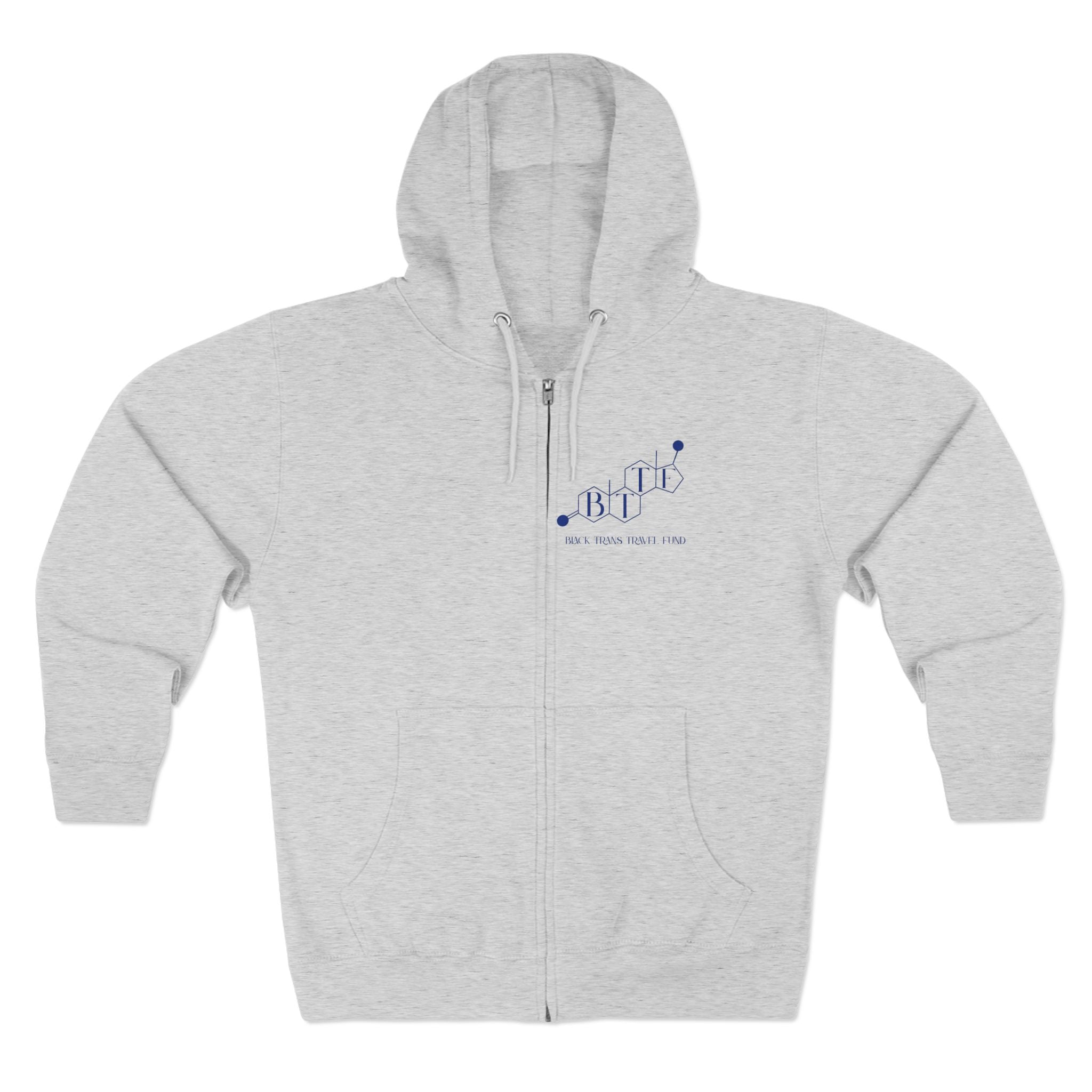 BTTF - Black Trans Travel Fund Unisex Zip-Up Hoodie