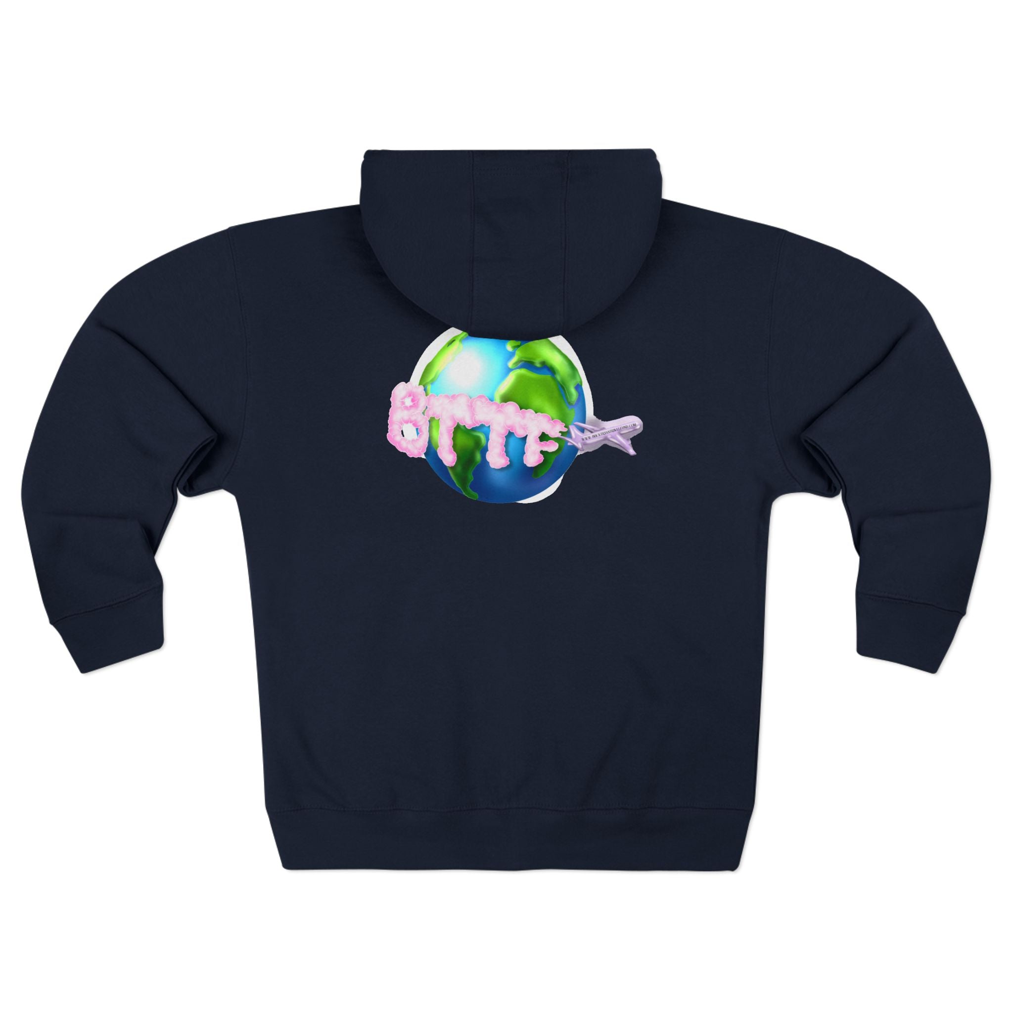 BTTF - Black Trans Travel Fund Unisex Zip-Up Hoodie