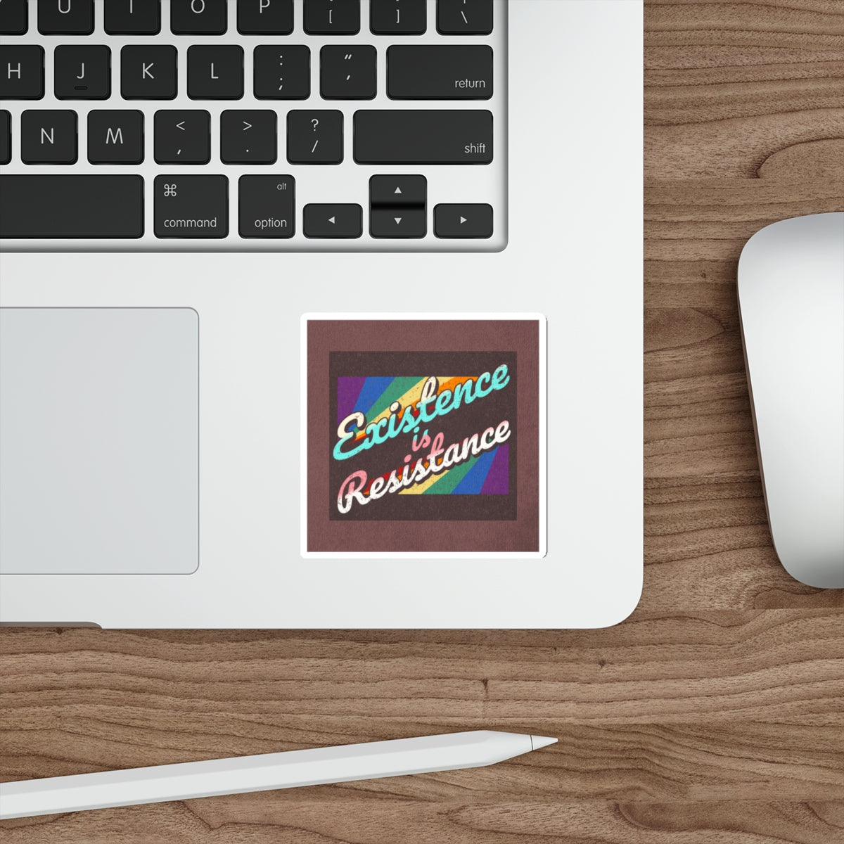 Die-Cut Stickers - Existence is Resistance - EqualiTees.Me