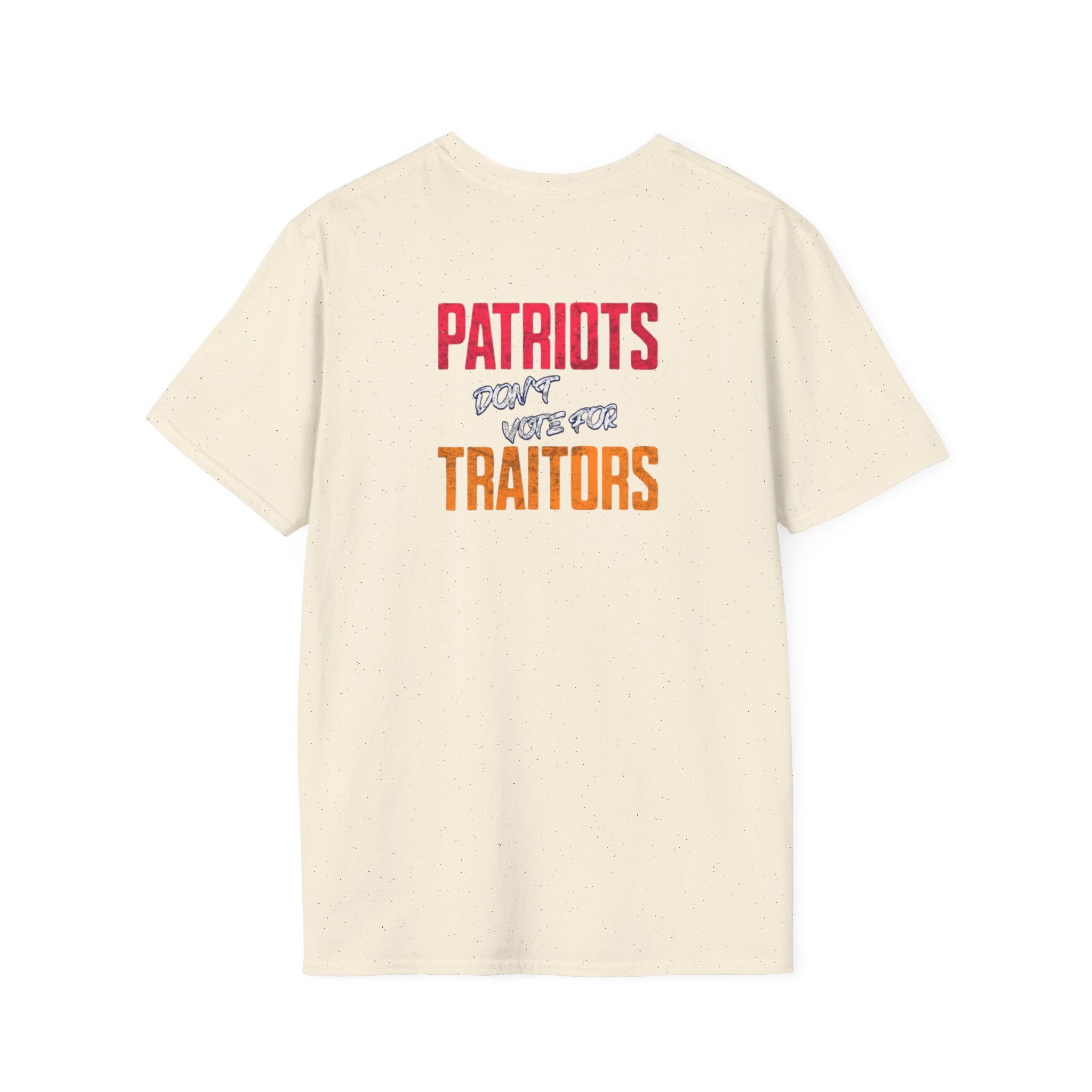 Camiseta unisex de estilo suave de los Patriotas Rojos de Americans Against MAGA