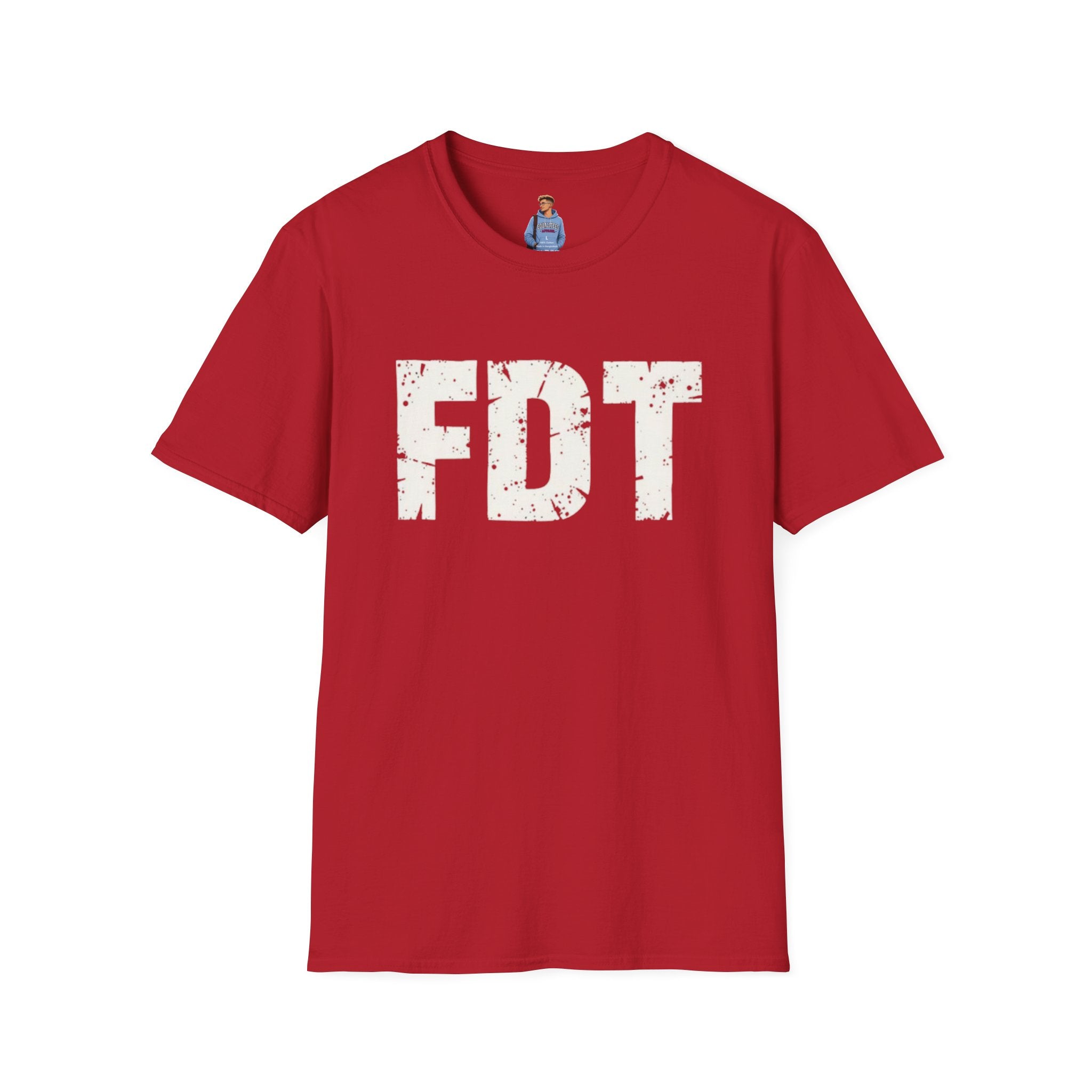 FDT Political Protest Distressed Graphic T-Shirt