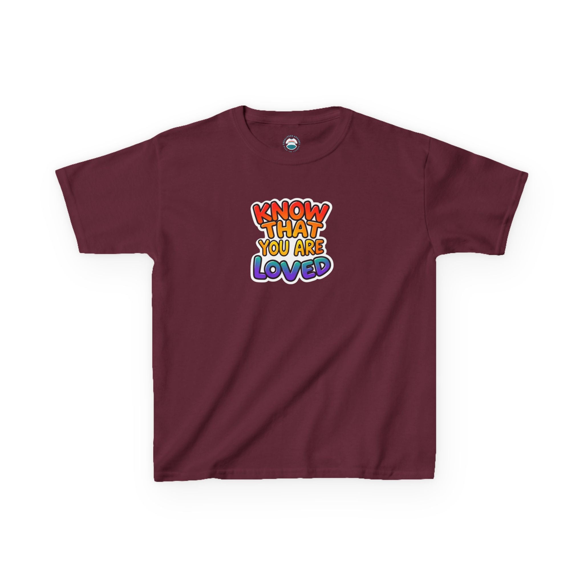 Know That You Are Loved Heavy Cotton™ Tee - Peace Tee for Children - EqualiTees.Me