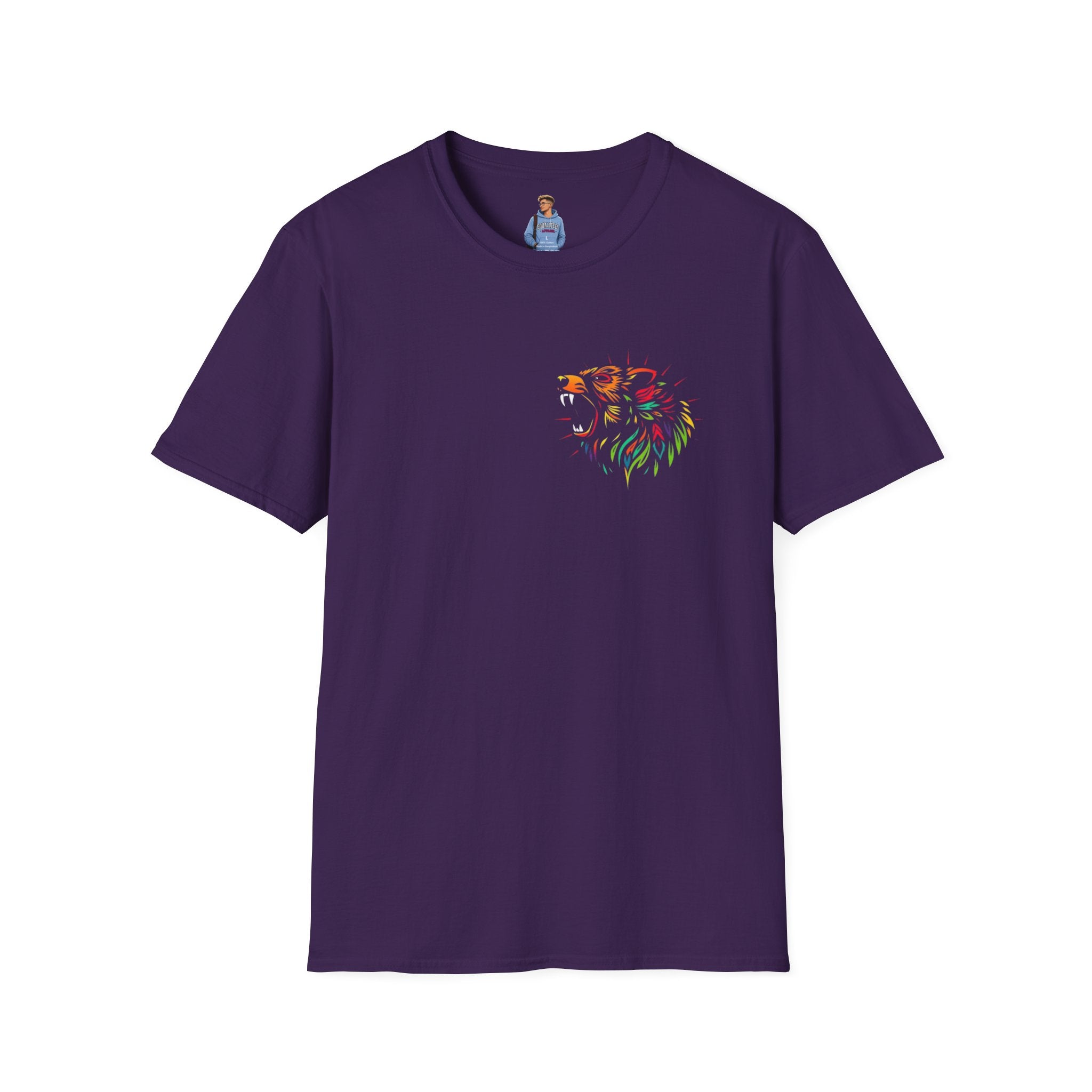 Native Bear Pride Unisex Softstyle T-shirt