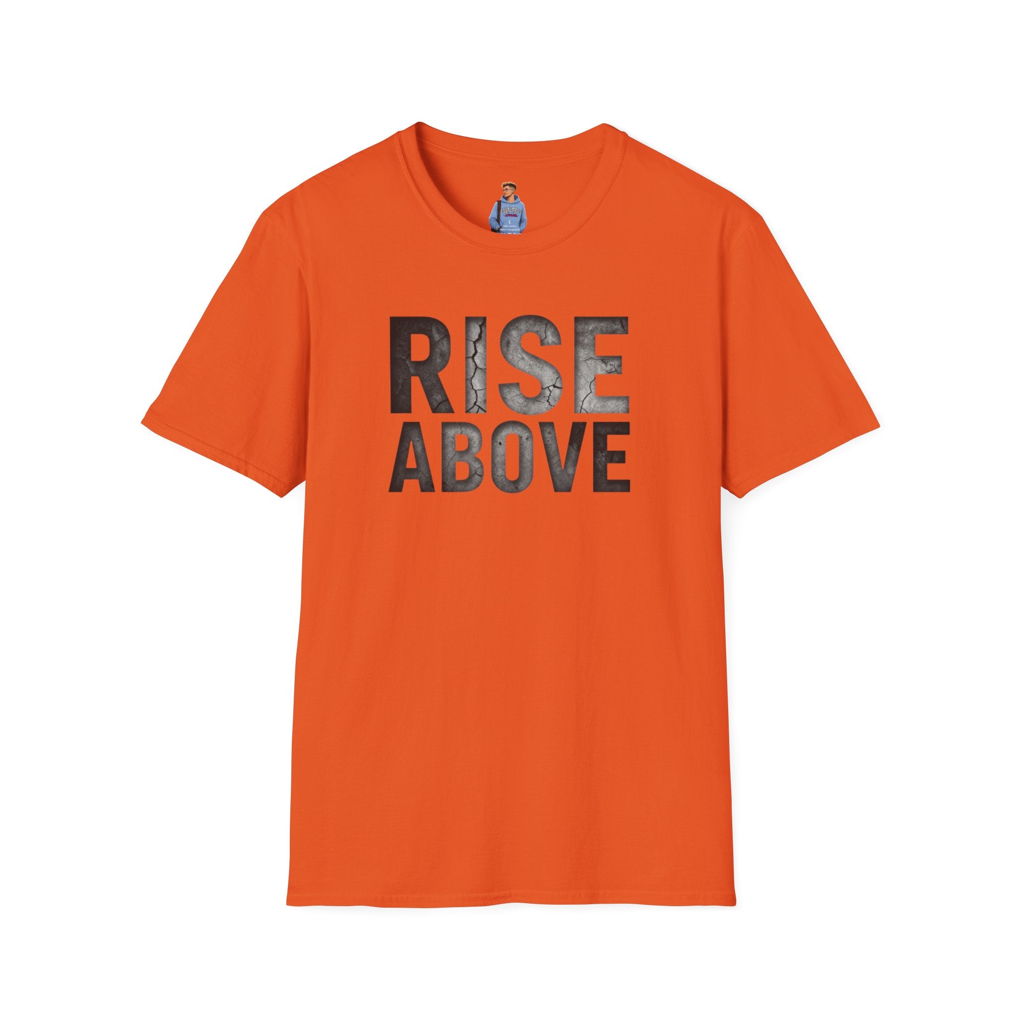 Rise Above Motivational Graphic T-Shirt