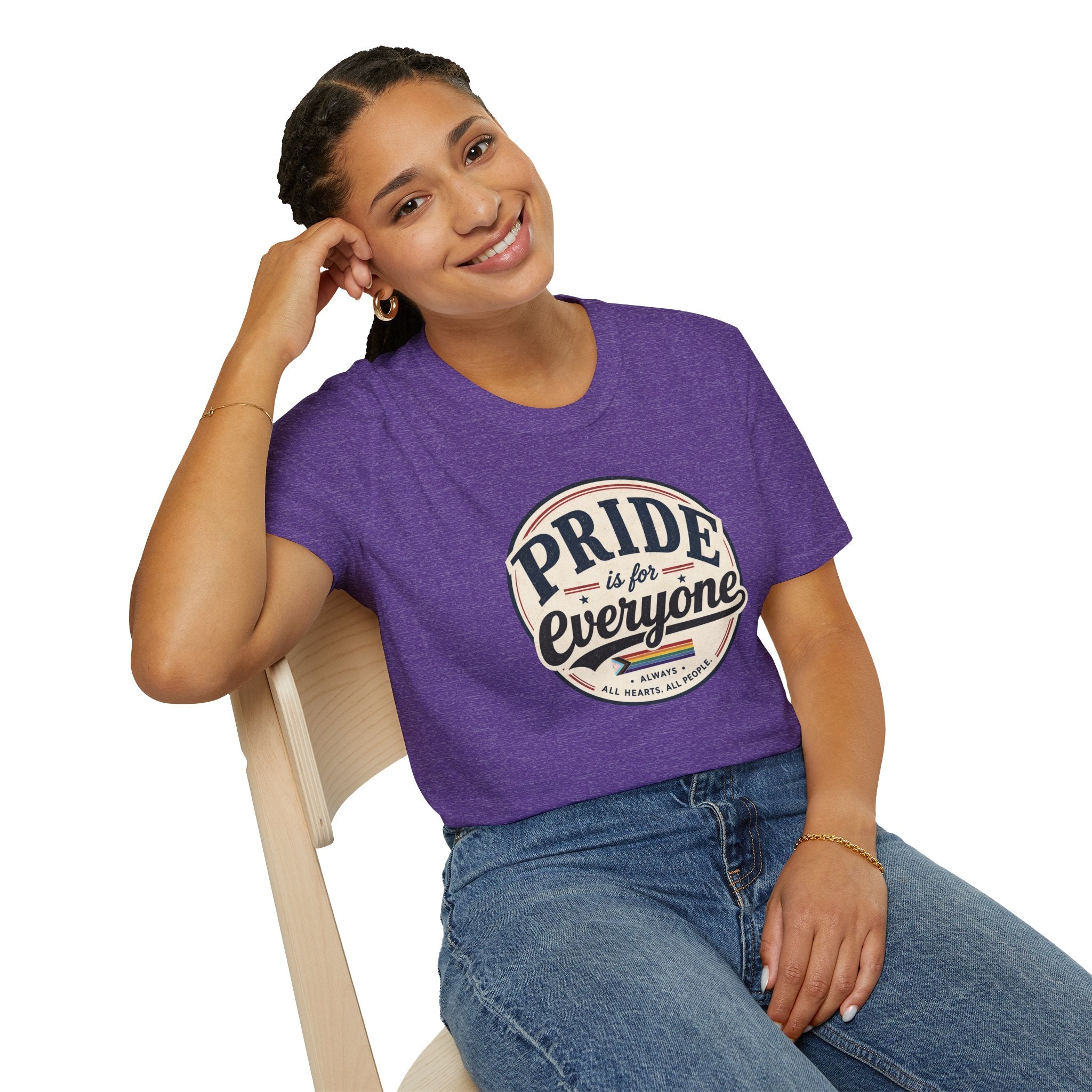 Pride Is for Everyone T-Shirt — Inclusive Retro Pride Tee