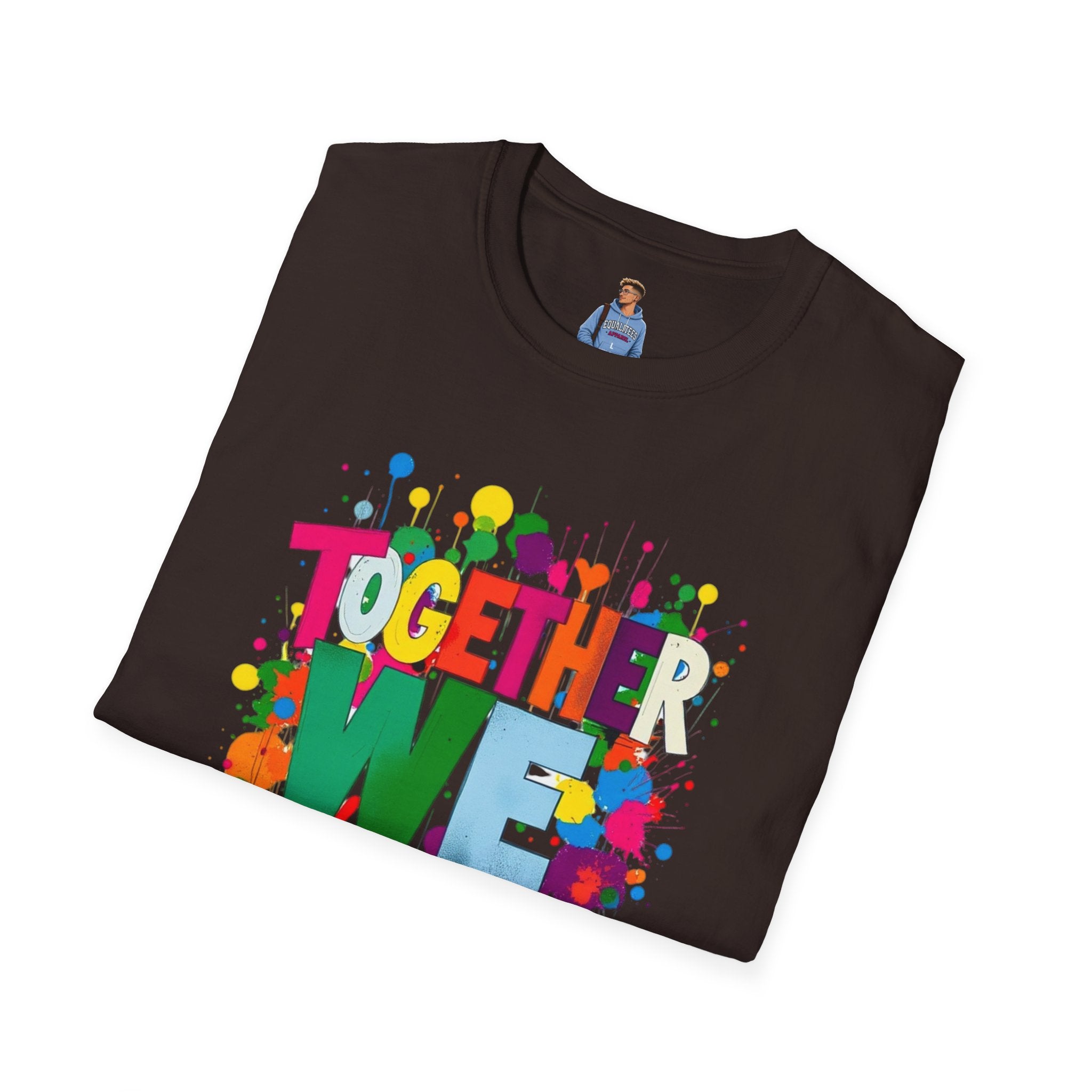 Juntos nos levantamos Camiseta unisex de estilo suave