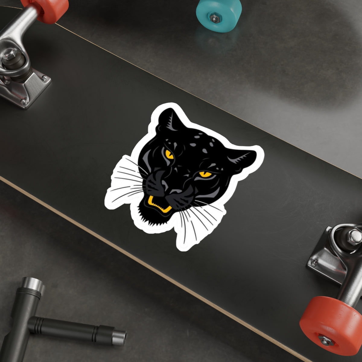 Black Panther Head Die-Cut Sticker - EqualiTees.Me