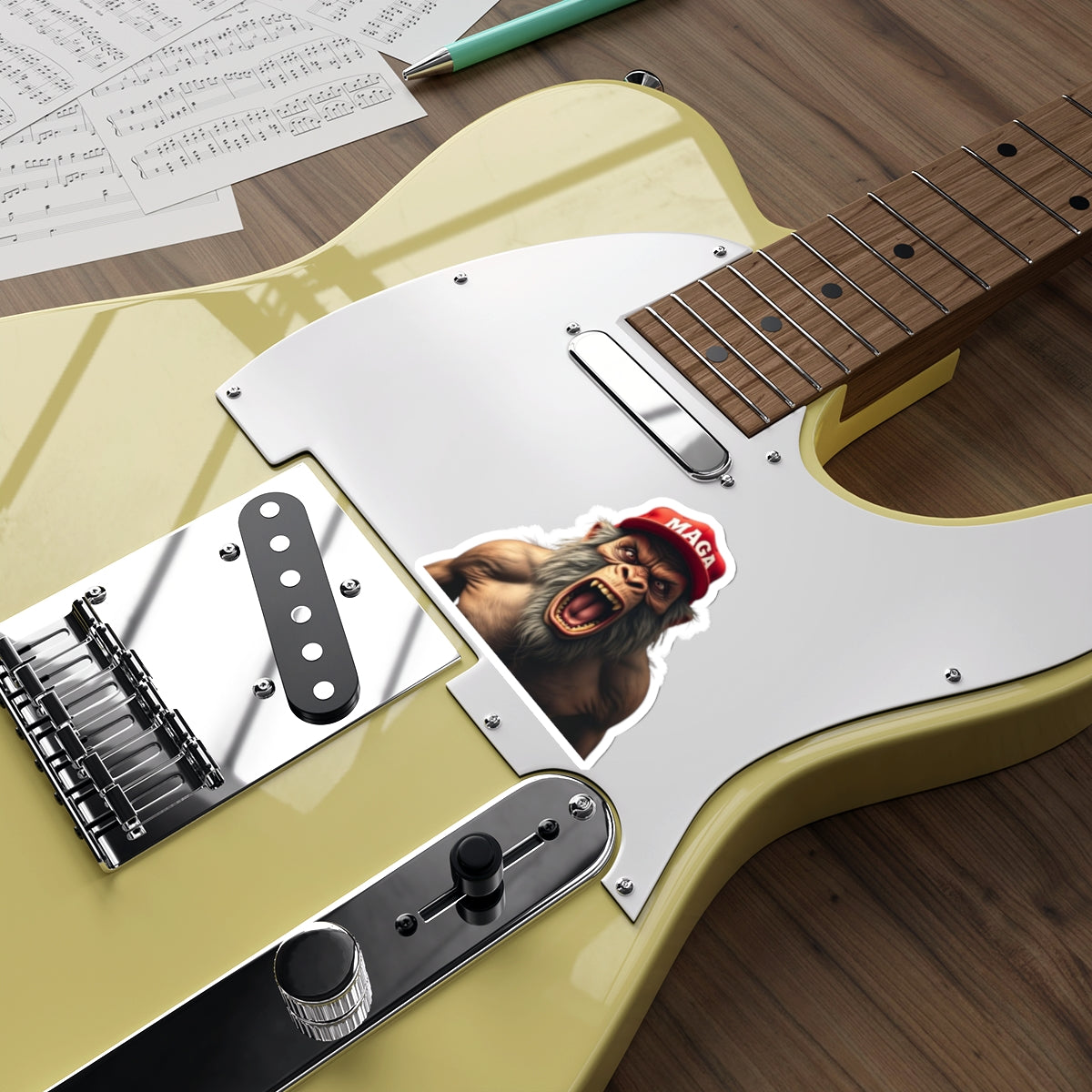 Die-Cut Stickers - Angry Troglodyte - EqualiTees.Me