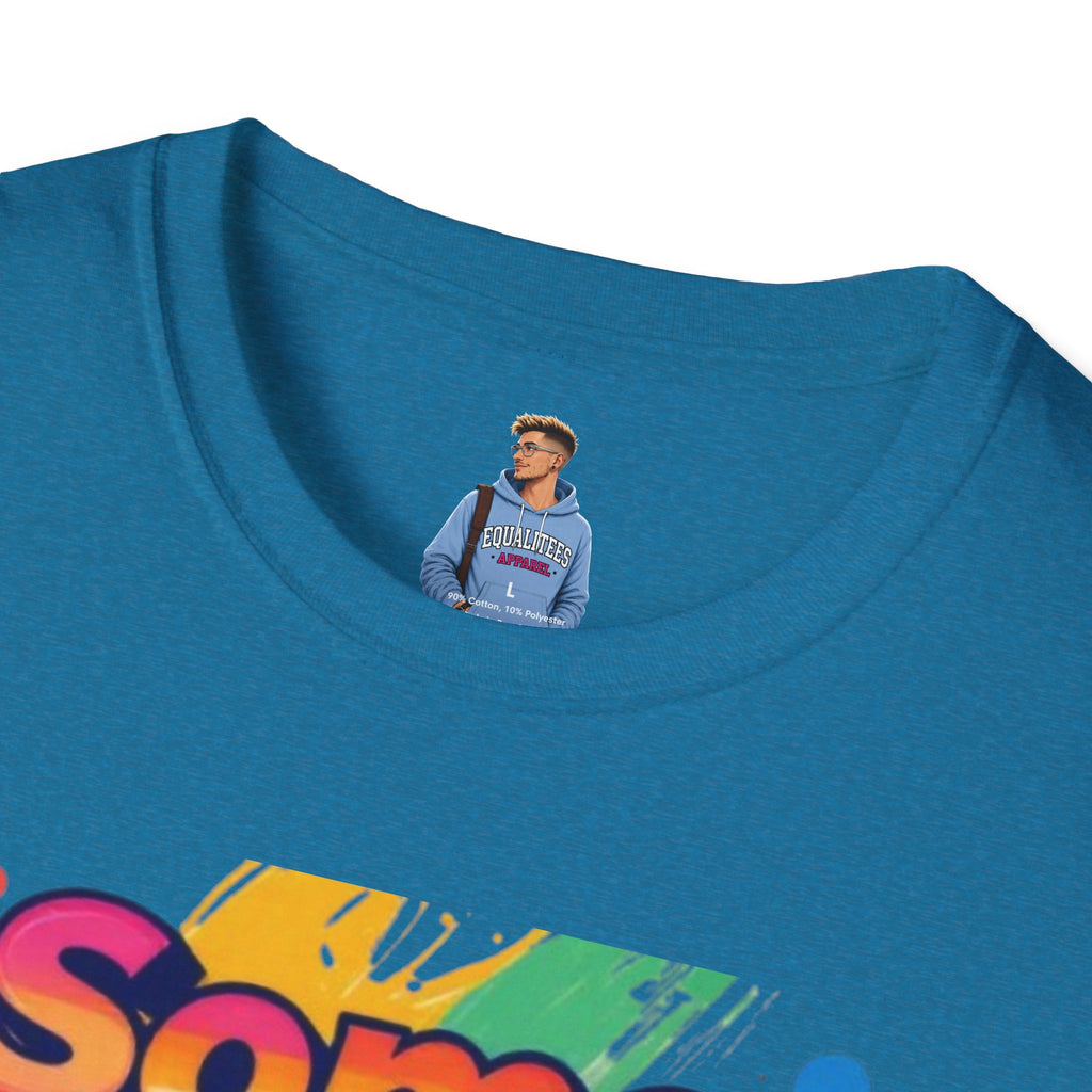 Some People Are Queer T-Shirt Rainbow Graphic