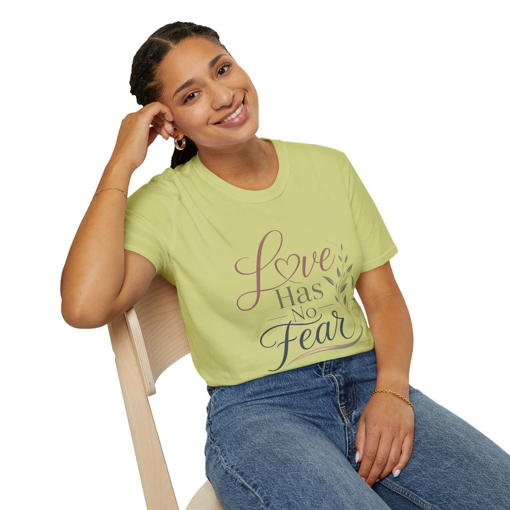 Love Has No Fear T-Shirt — Inspirational Tee