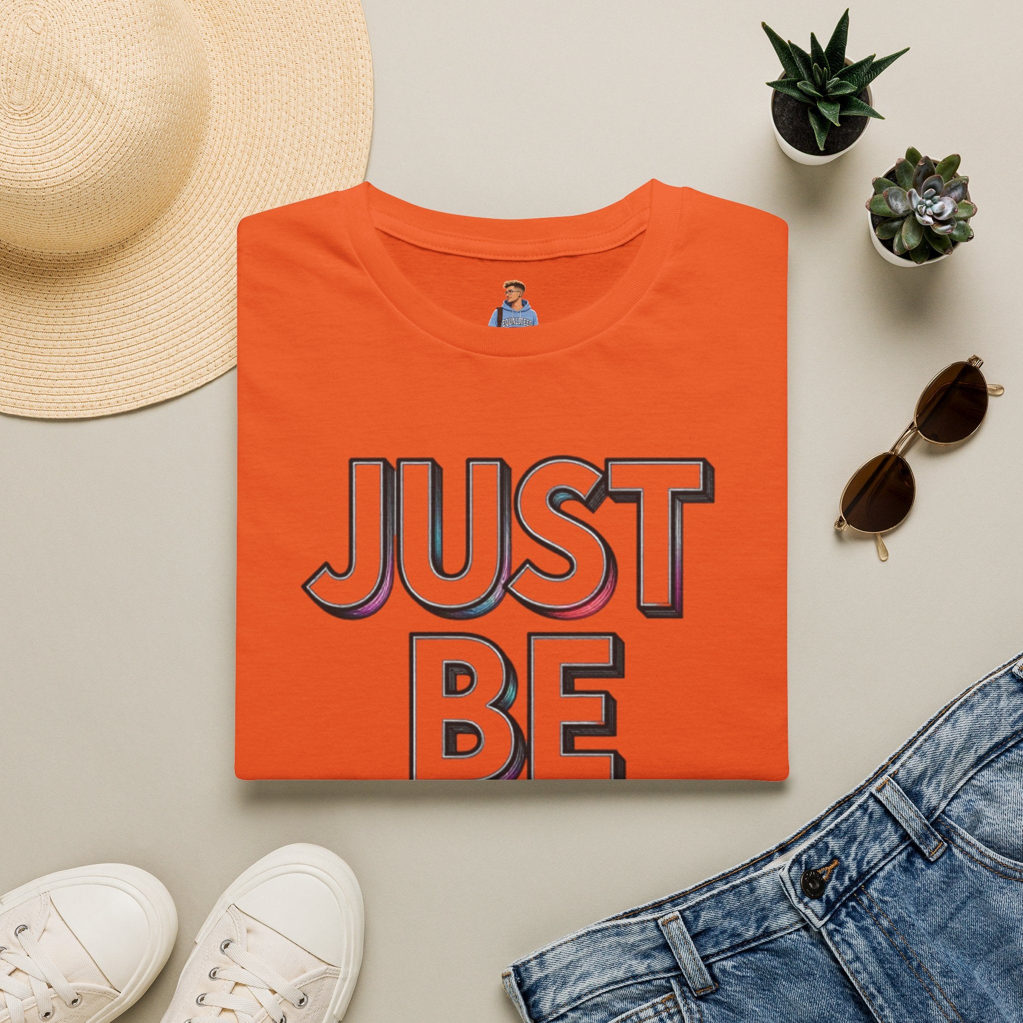 Just Be You T-Shirt — Inspirational Minimalist Graphic Tee