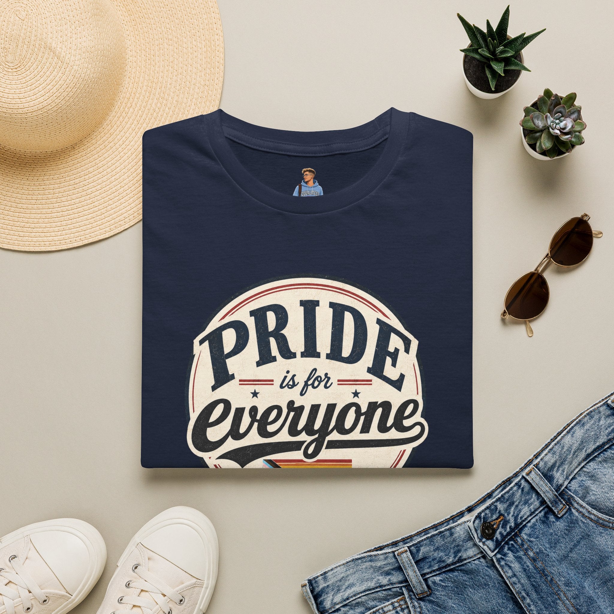 Pride Is for Everyone T-Shirt — Inclusive Retro Pride Tee