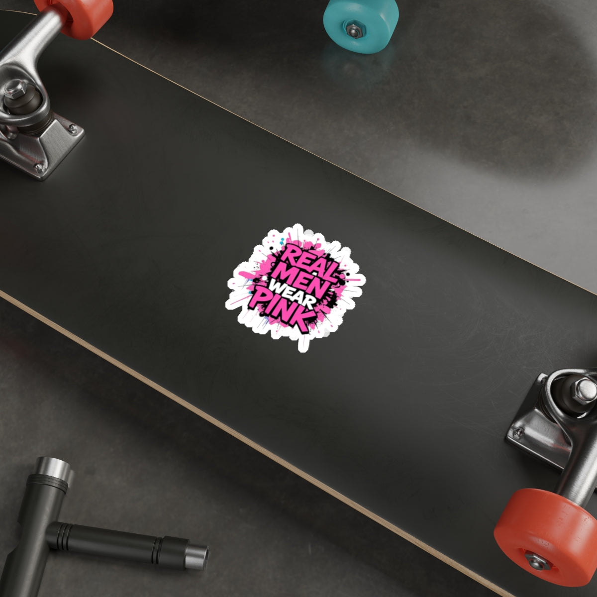 Die-Cut Stickers - Real Men Wear Pink - EqualiTees.Me