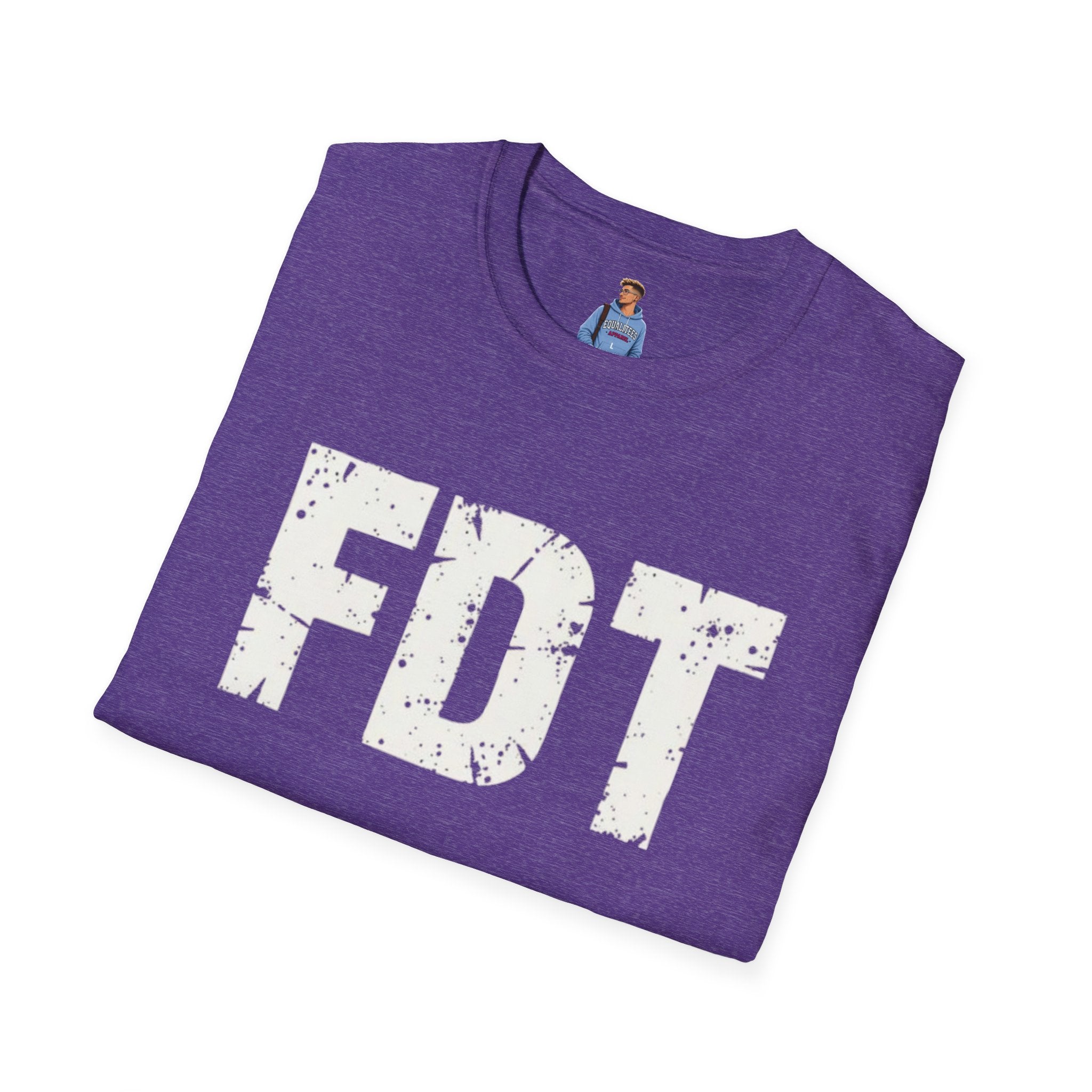 FDT Political Protest Distressed Graphic T-Shirt