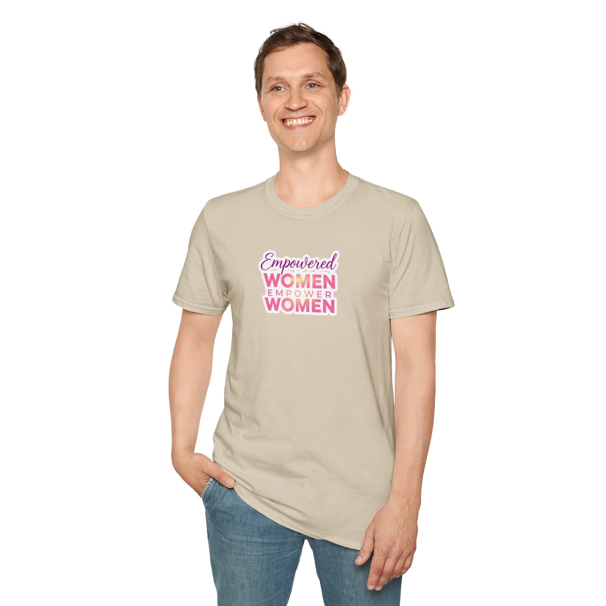 Empowered Women T-Shirt | Unisex Softstyle Tee for Women’s Empowerment