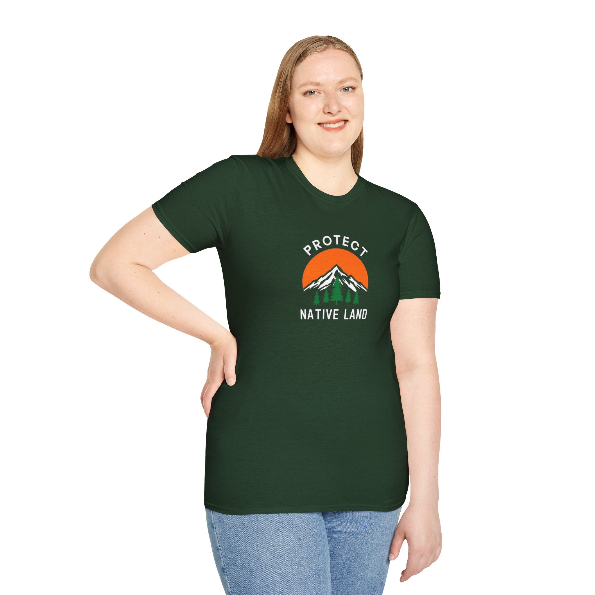Protect Native Land Softstyle Unisex T-shirt