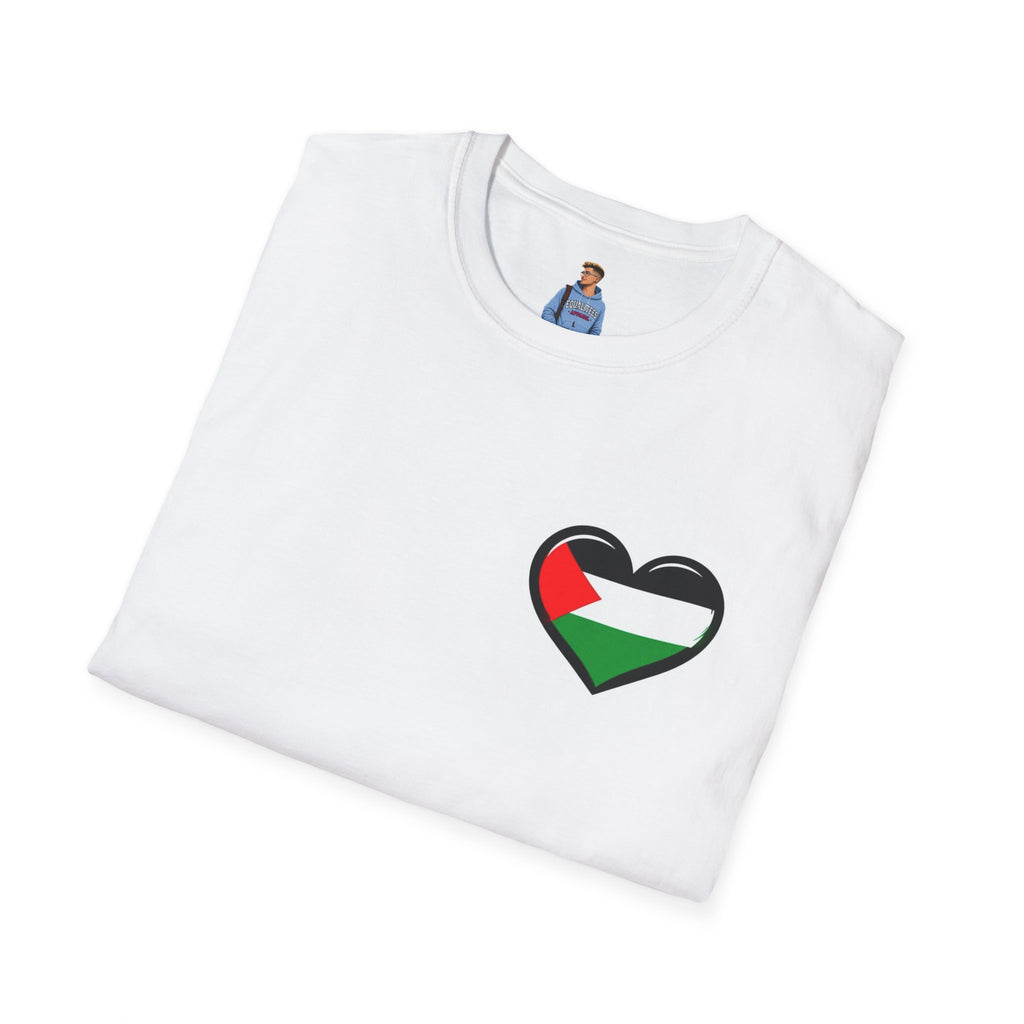 Camiseta unisex de estilo suave: "Apoya a Gaza y todos somos Palestina".