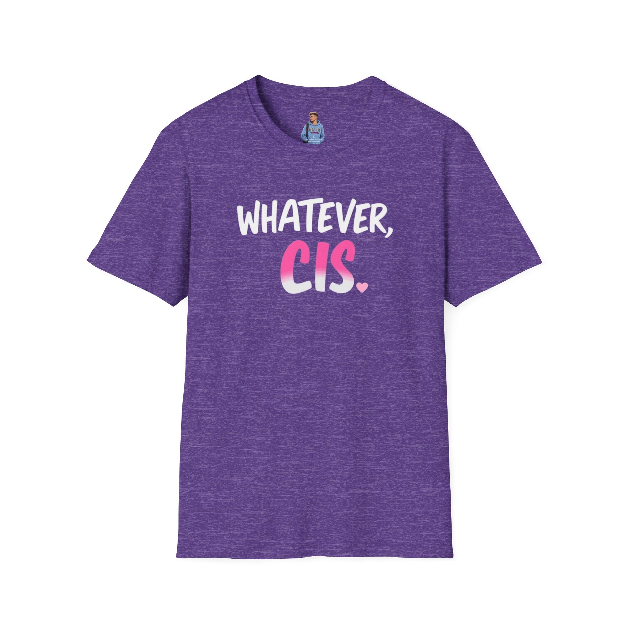 Camiseta unisex estilo suave CIS: ropa cómoda e inclusiva.
