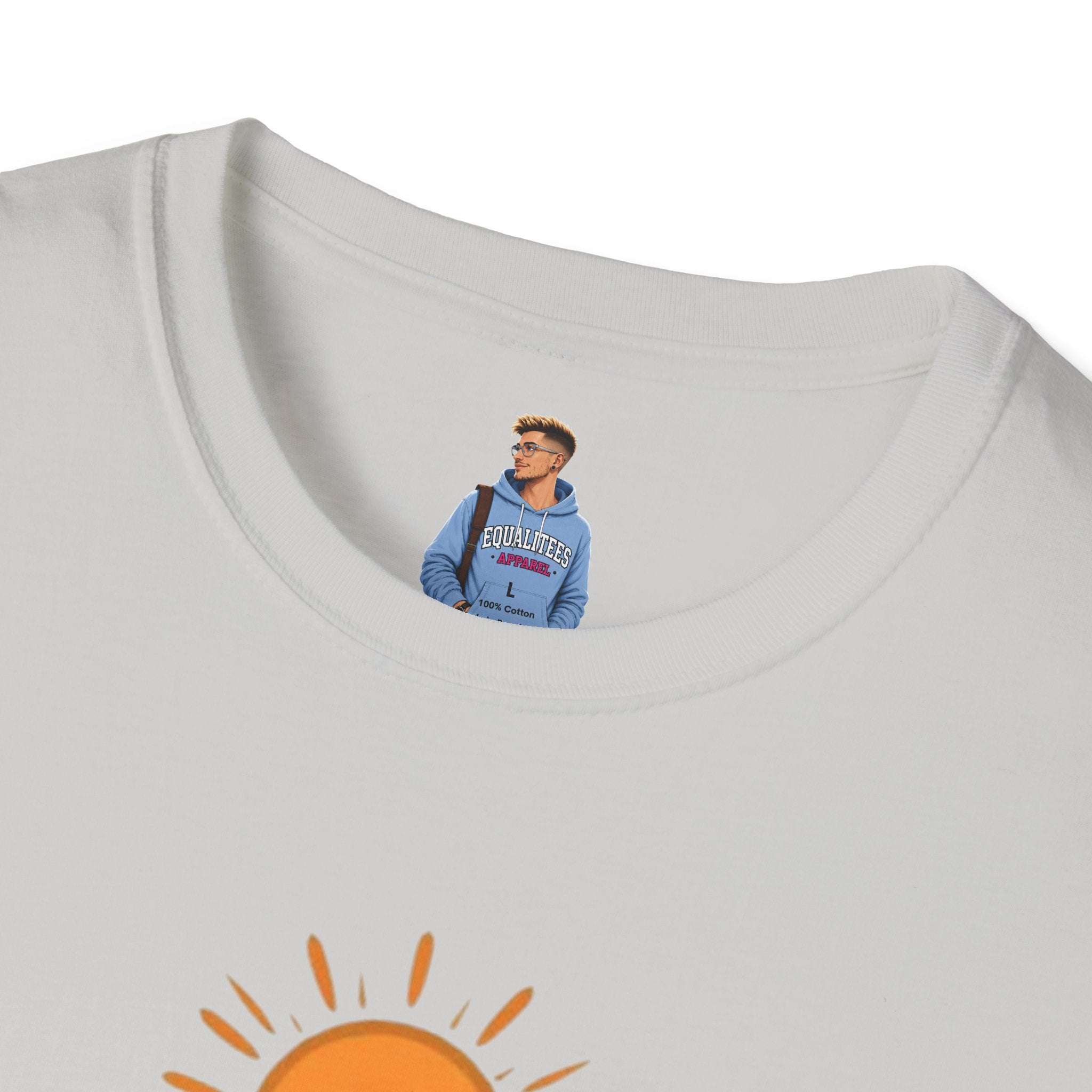 Mountain Scene Unisex Softstyle T-shirt