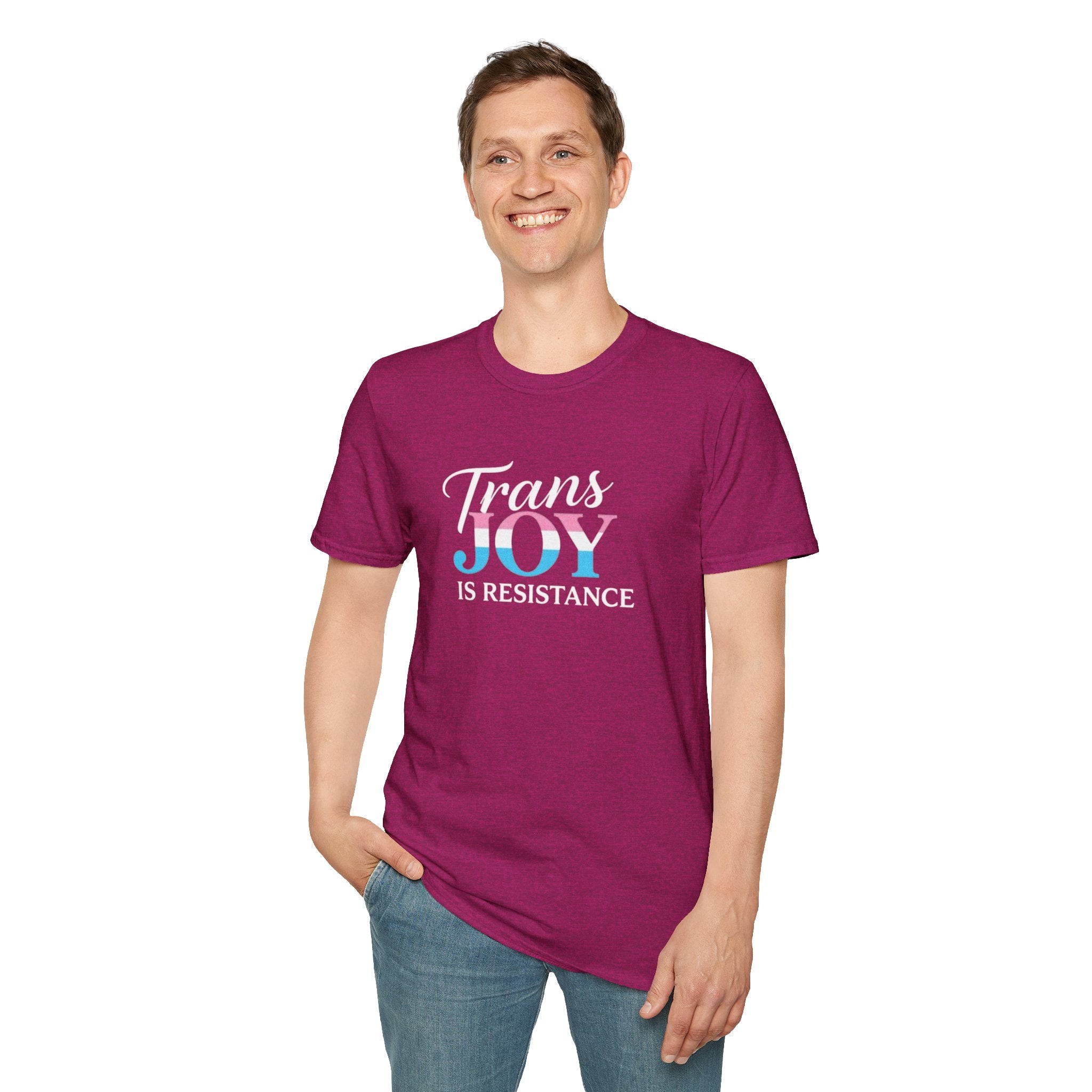 Trans Joy is Resistance Unisex T-Shirt - Celebrate Love and Empowerment