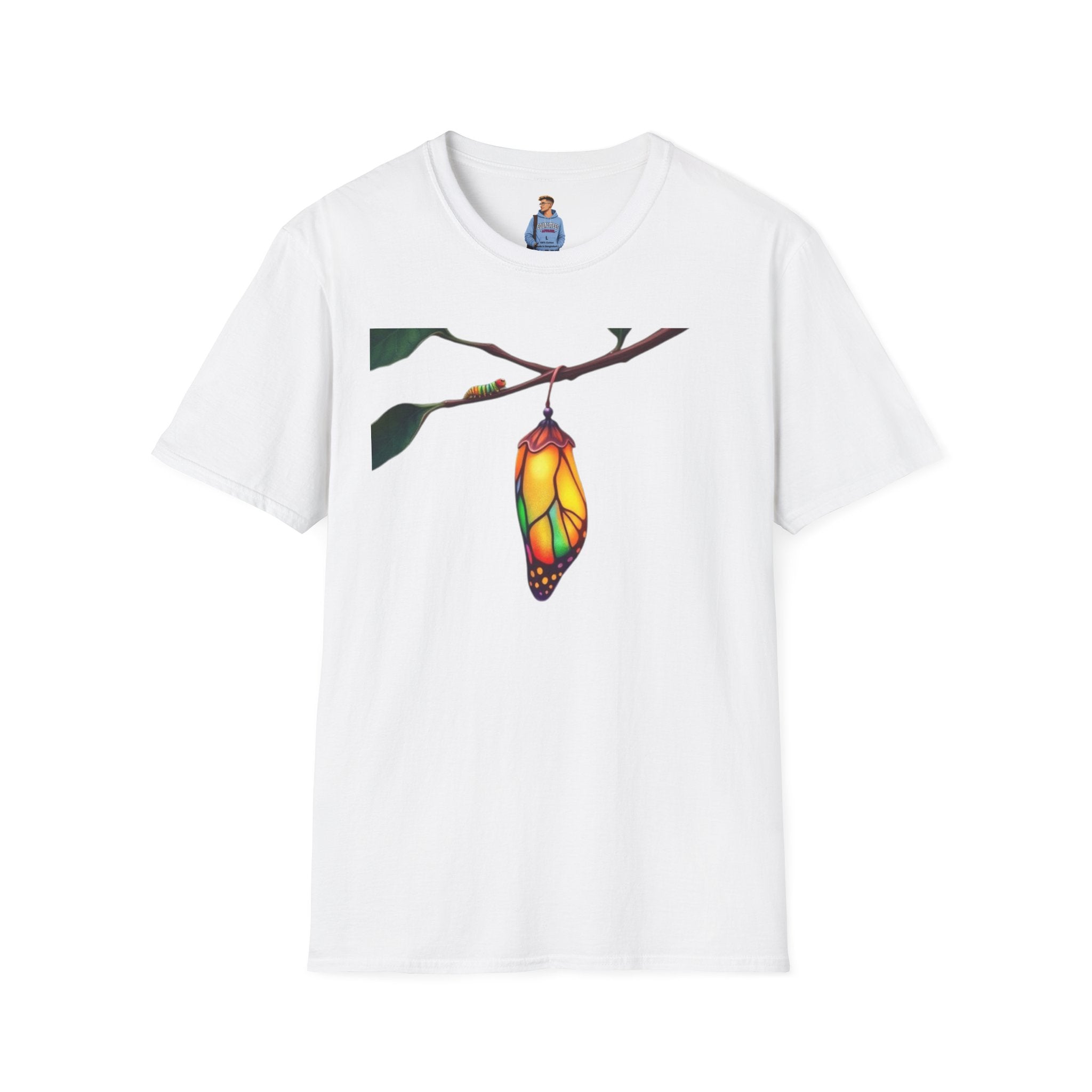 Rainbow Butterfly Cocoon Pride T-Shirt