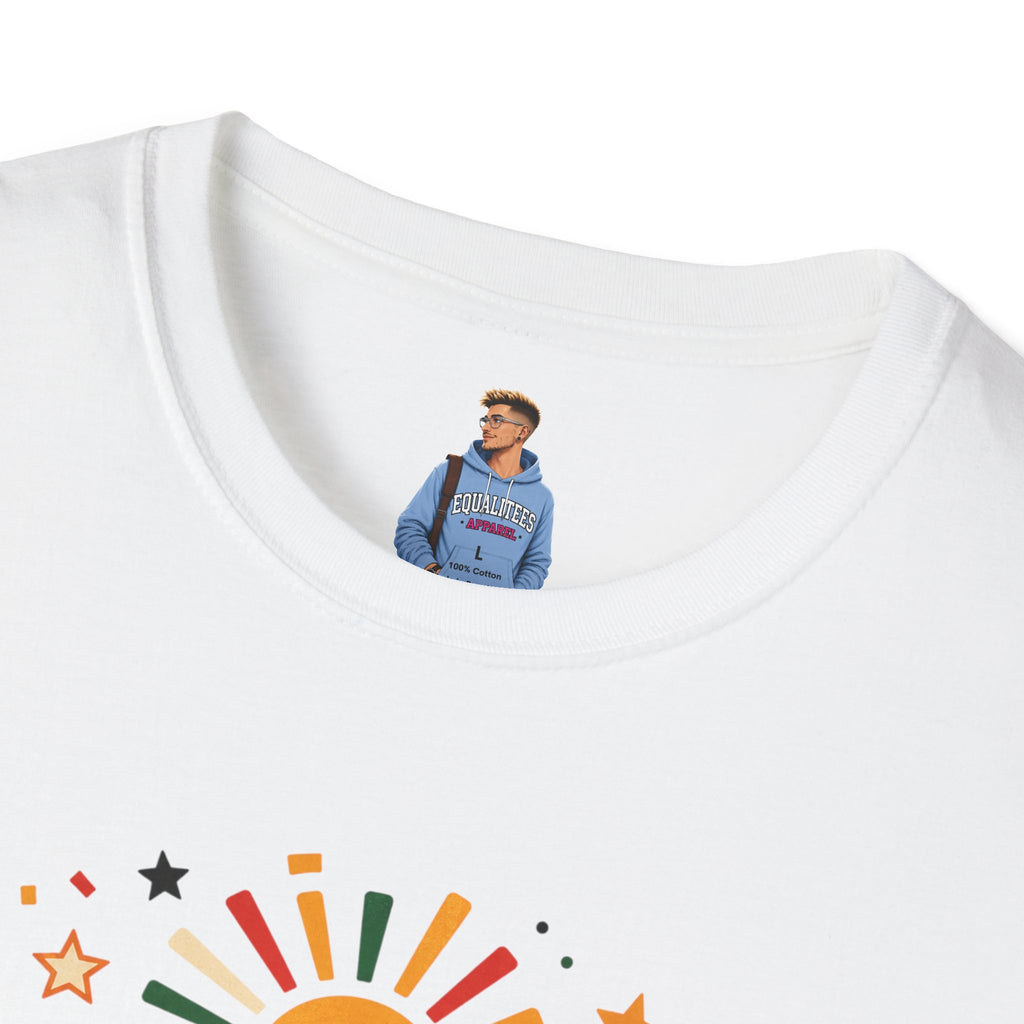 Juneteenth T-Shirt - "Happy Juneteenth" Retro Celebration Tee