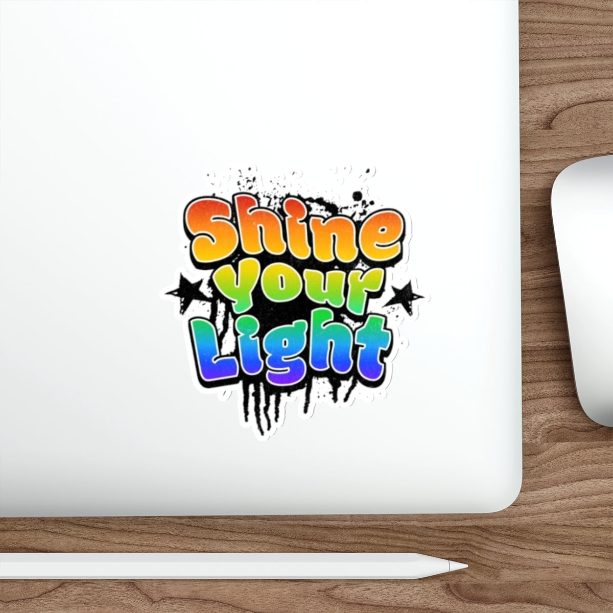 Die-Cut Stickers - Shine Your Light - EqualiTees.Me