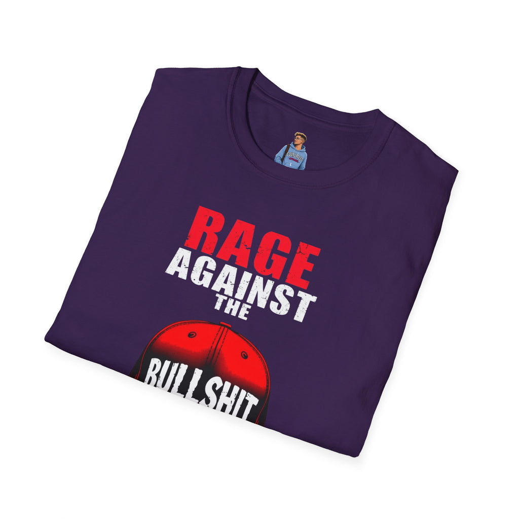 Camiseta unisex Softstyle - Camiseta gráfica "Rage Against the BS"