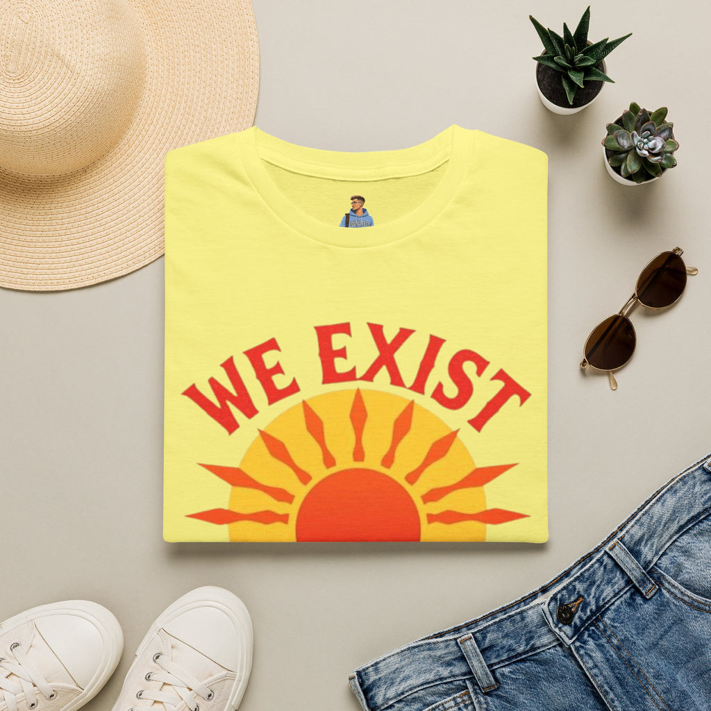Unisex Softstyle T-Shirt, We Exist We Resist We Rise