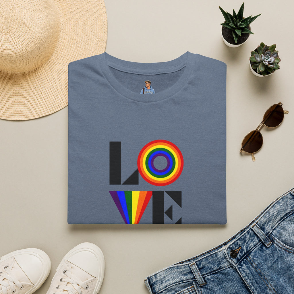 Vibrant LOVE Design for Pride Unisex Softstyle T-Shirt