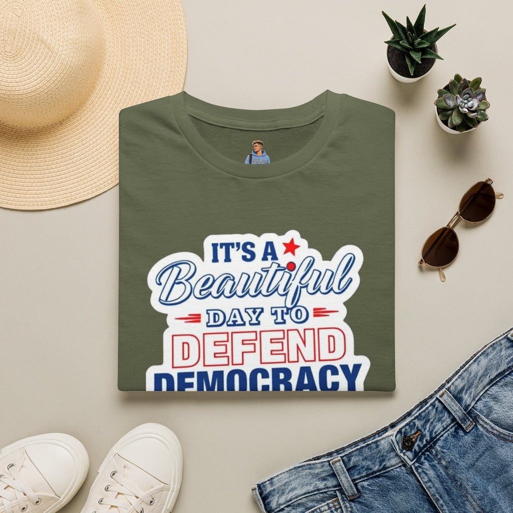 Defend Democracy Unisex Softstyle T-Shirt - Perfect for Activism and Everyday Wear