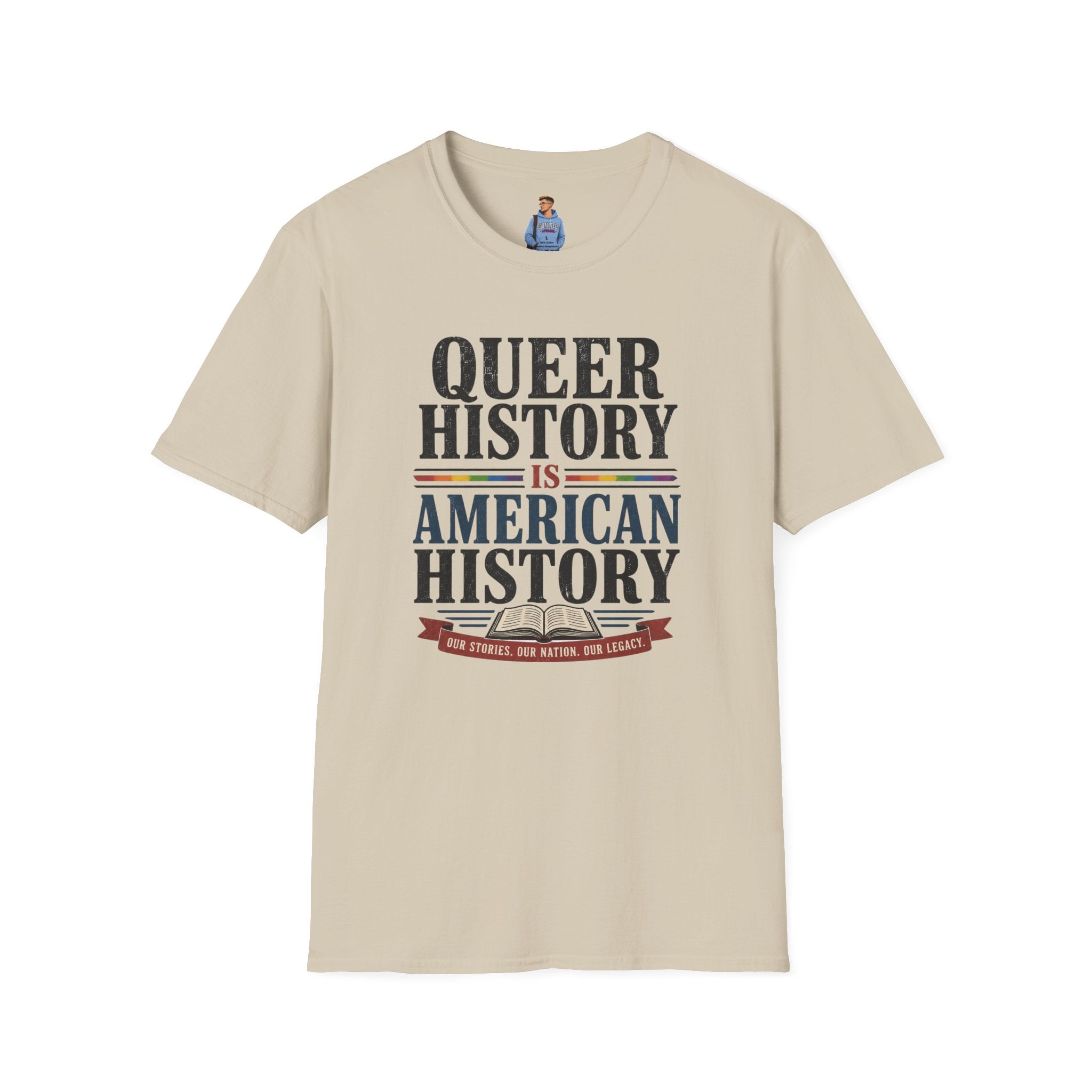 Queer History Is American — Graphic T-Shirt
