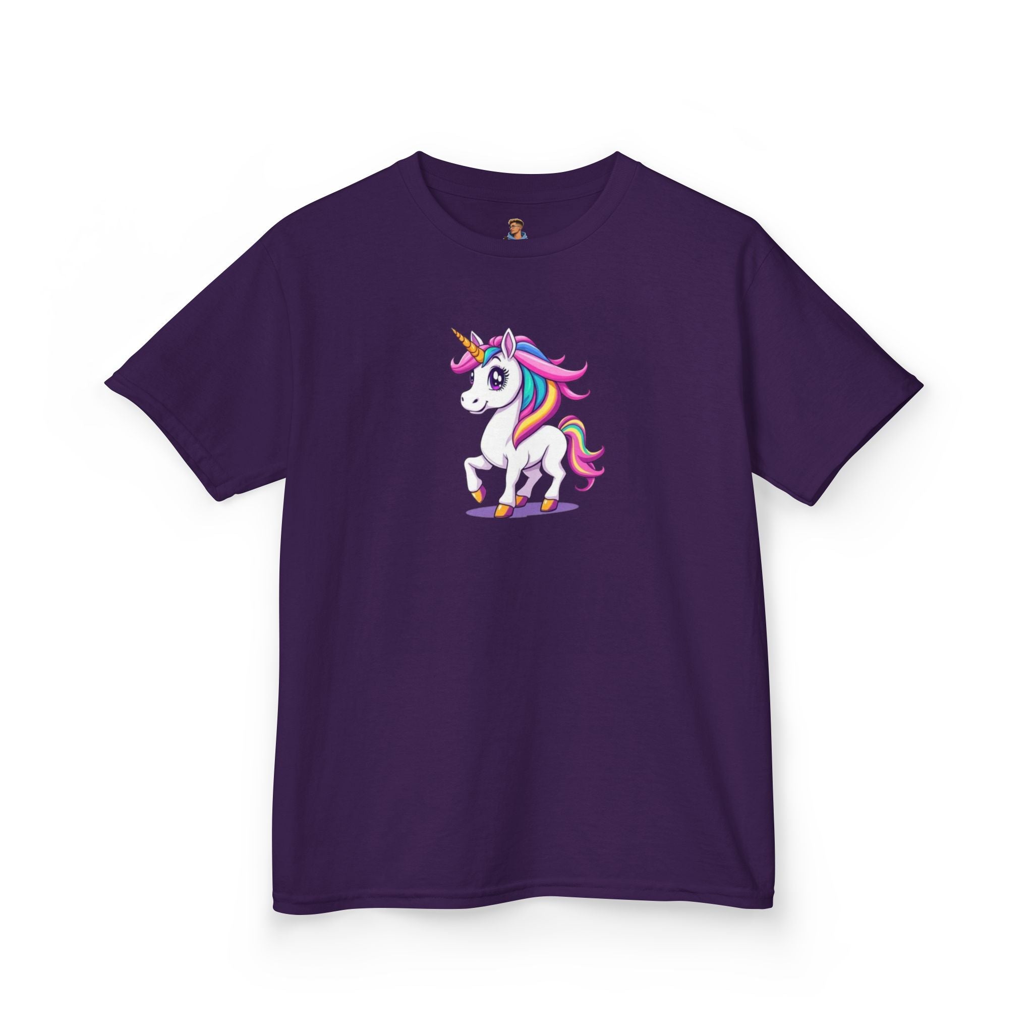 Camiseta de algodón pesado para niños Unicorn Kids