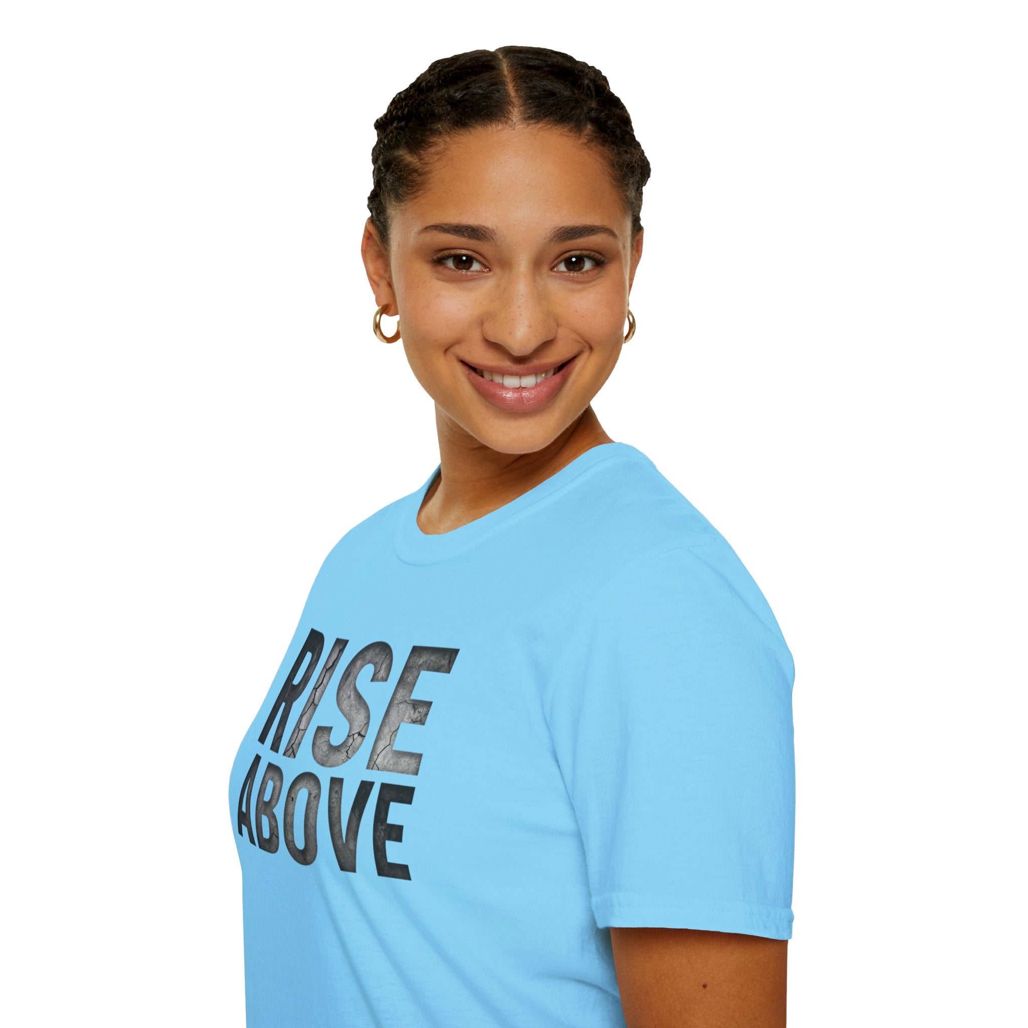 Rise Above Motivational Graphic T-Shirt