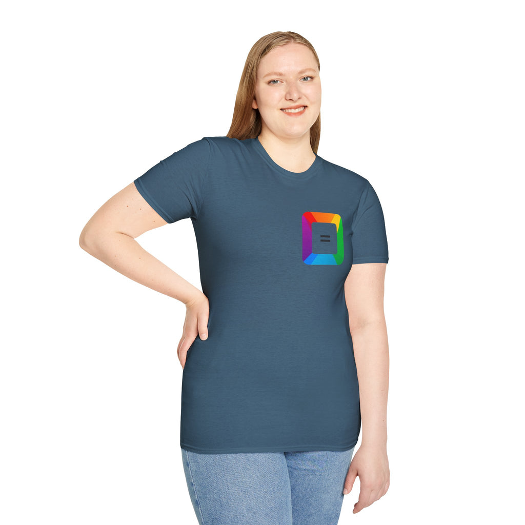 Pride-Theme Unisex Softstyle T-Shirt - "True freedom is Equality for ALL"