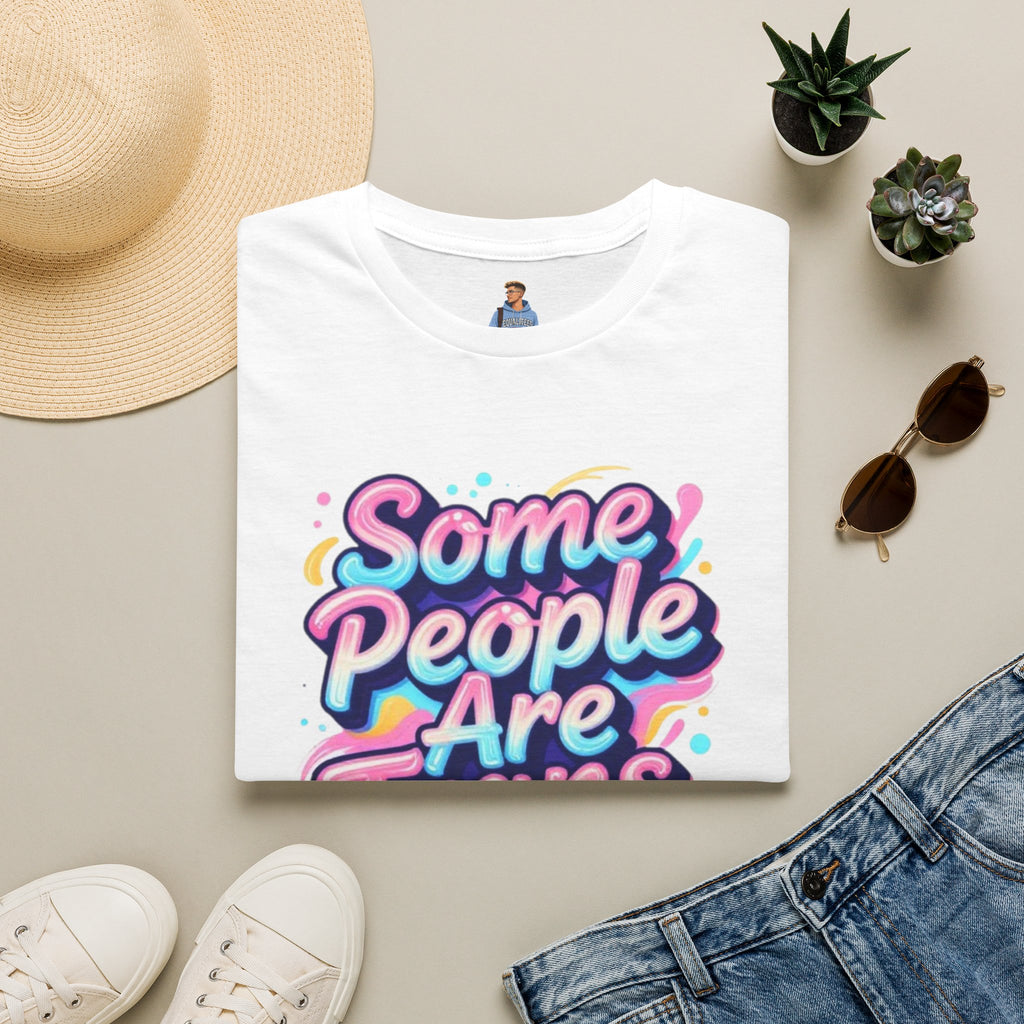 Some People are Trans T-Shirt — "Some People Are Trans. Get Over It." Colorful Pride Tee
