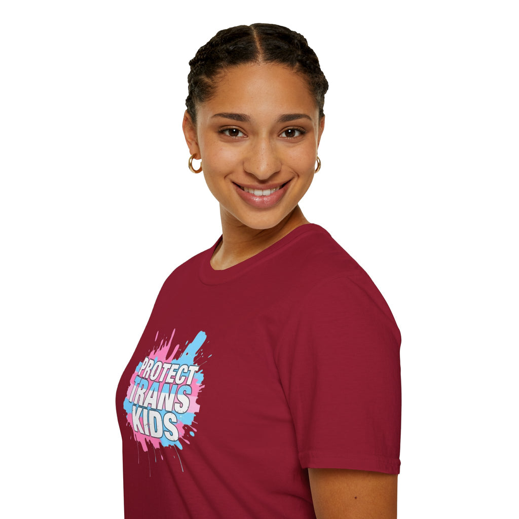 Camiseta unisex infantil "Protect Trans" - Ropa de apoyo LGBTQ+