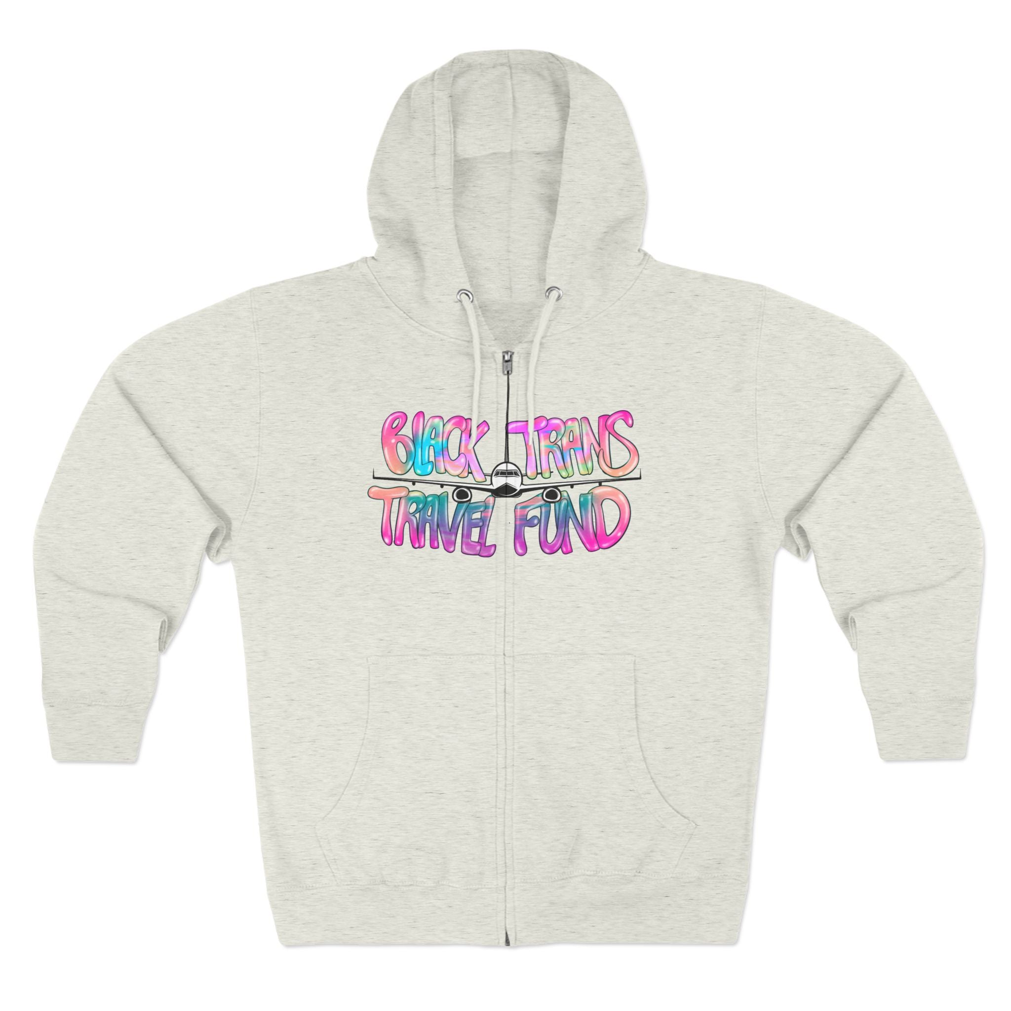 BTTF - Black Trans Travel Fund Unisex Zip-Up Hoodie