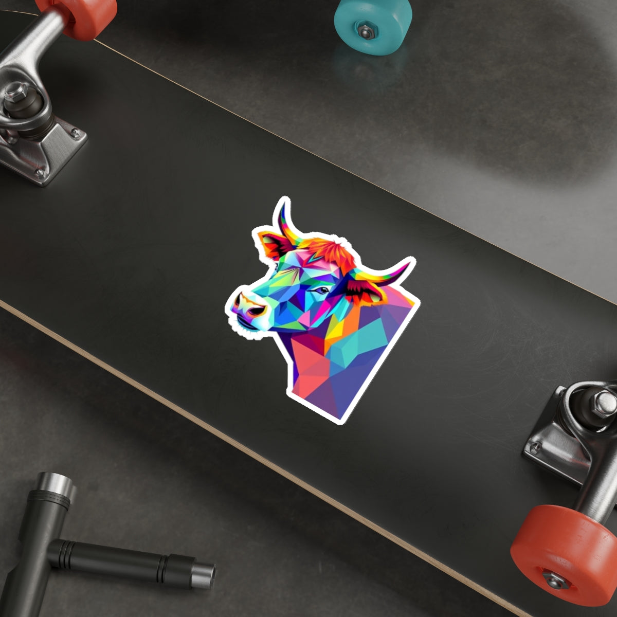 Die-Cut Stickers - Pride Bull - EqualiTees.Me